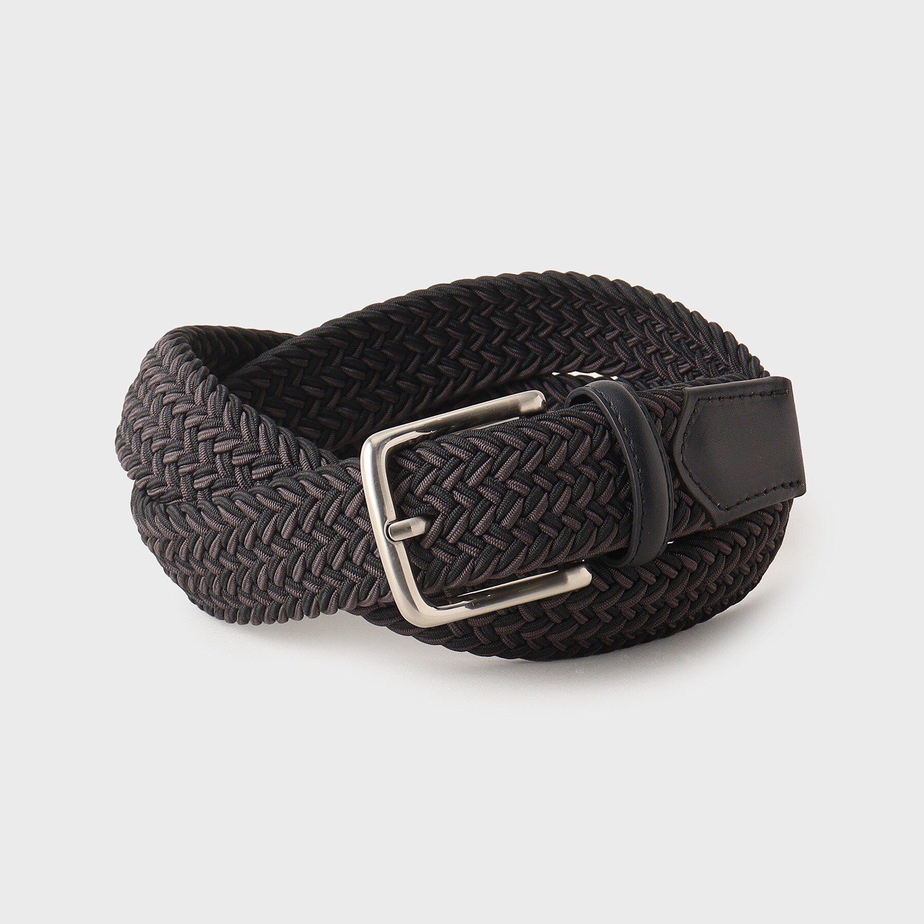 TAKEO KIKUCHI「【GIFT】ヘリンボンシャドーゴムメッシュベルト」|ベルト|