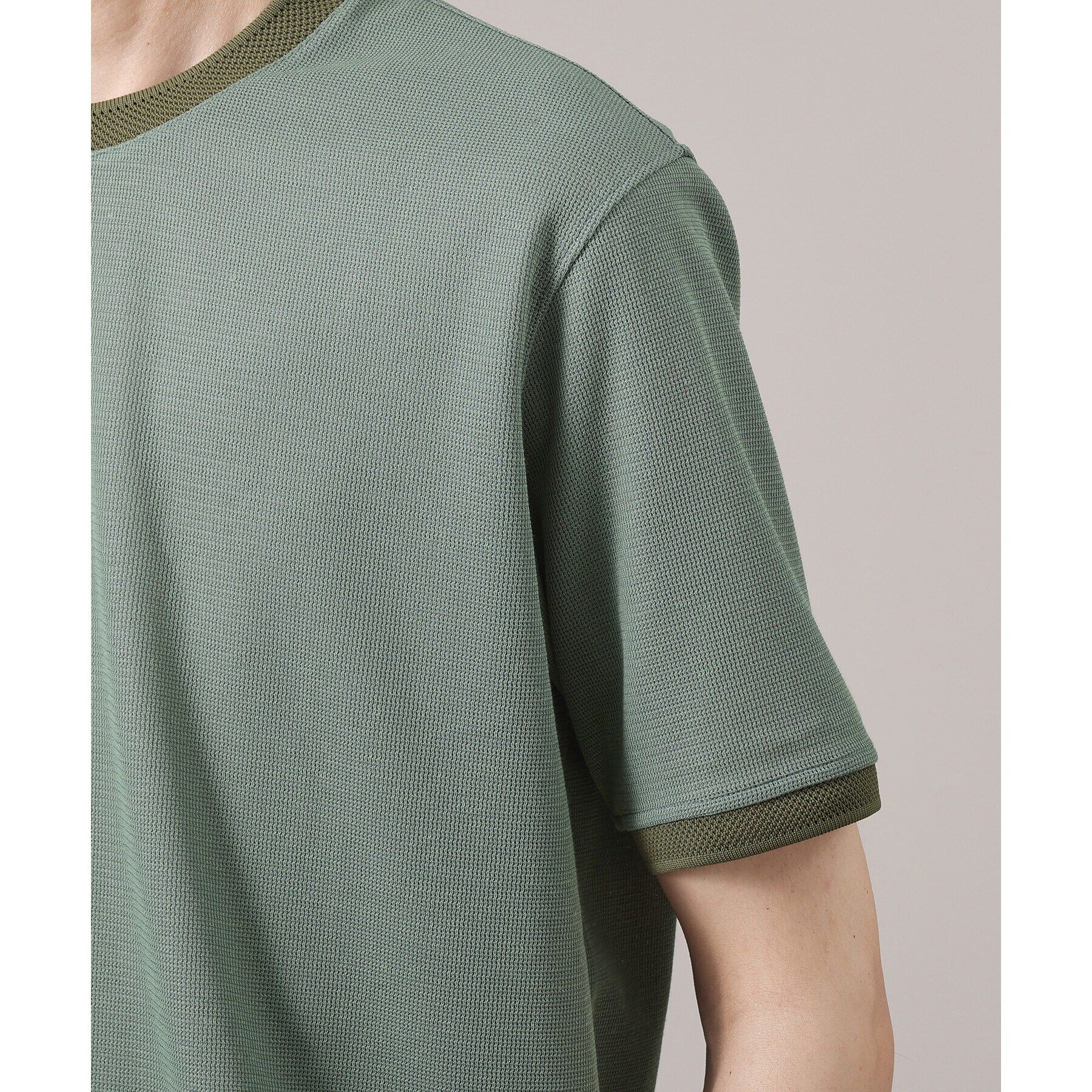 TAKEO KIKUCHI「【抗菌防臭/日本製】ハイブリッド サーフニット Tシャツ」|Tシャツ・カットソー|