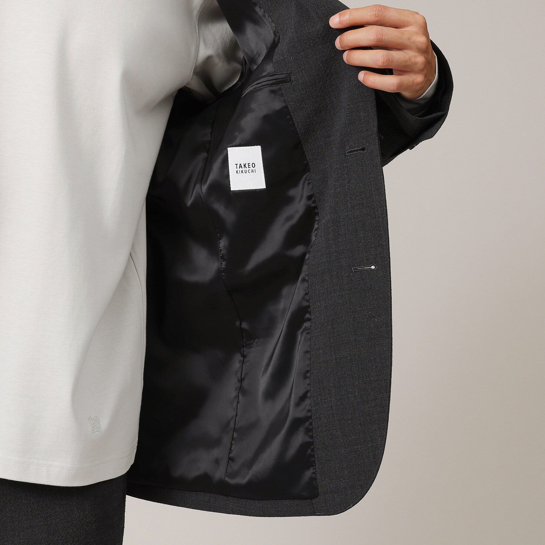 TAKEO KIKUCHI「オータム サッカー ジャケット」|テーラードジャケット|