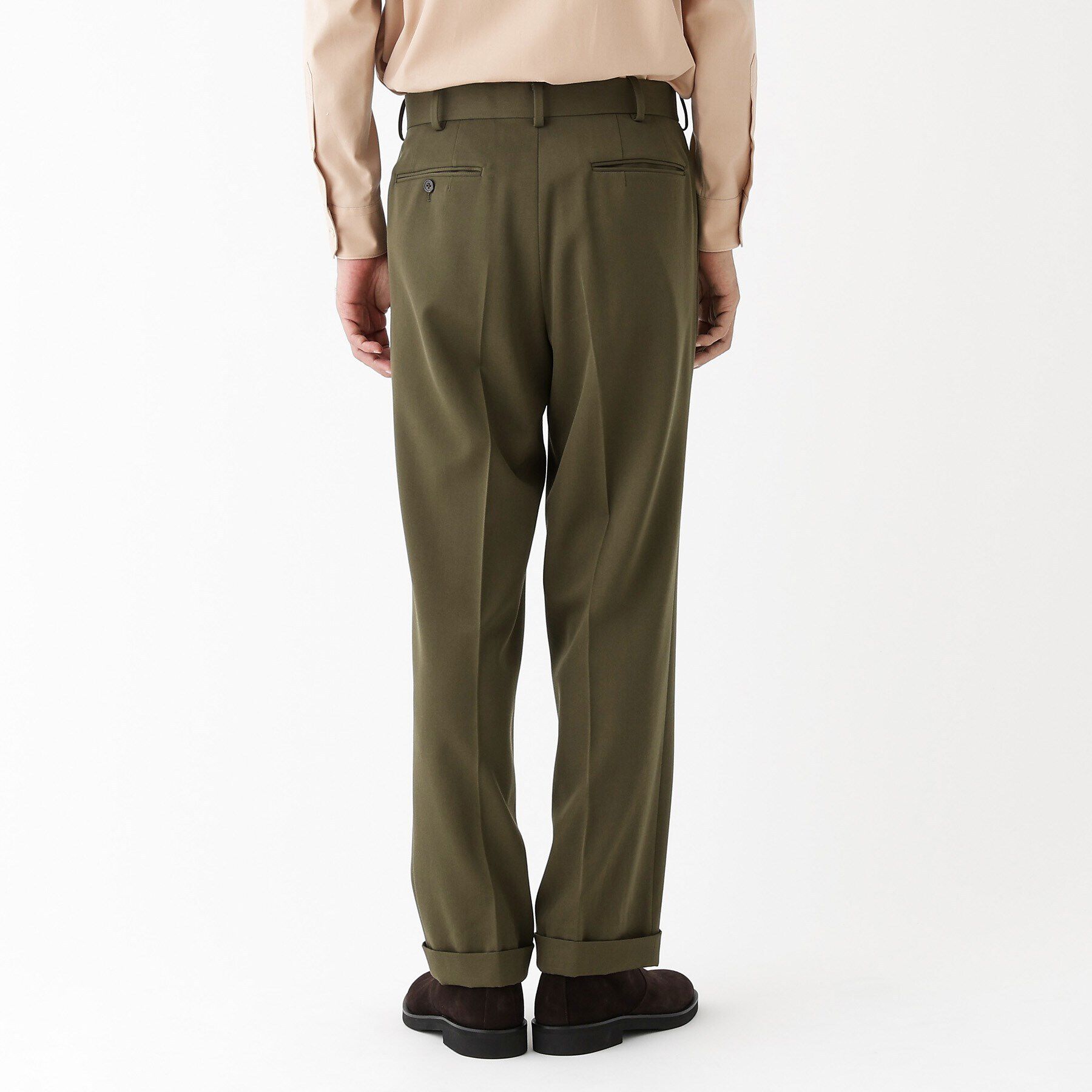 TAKEO KIKUCHI「【THE FLAGSHIP】ギャバ ダブル パンツ」|その他|