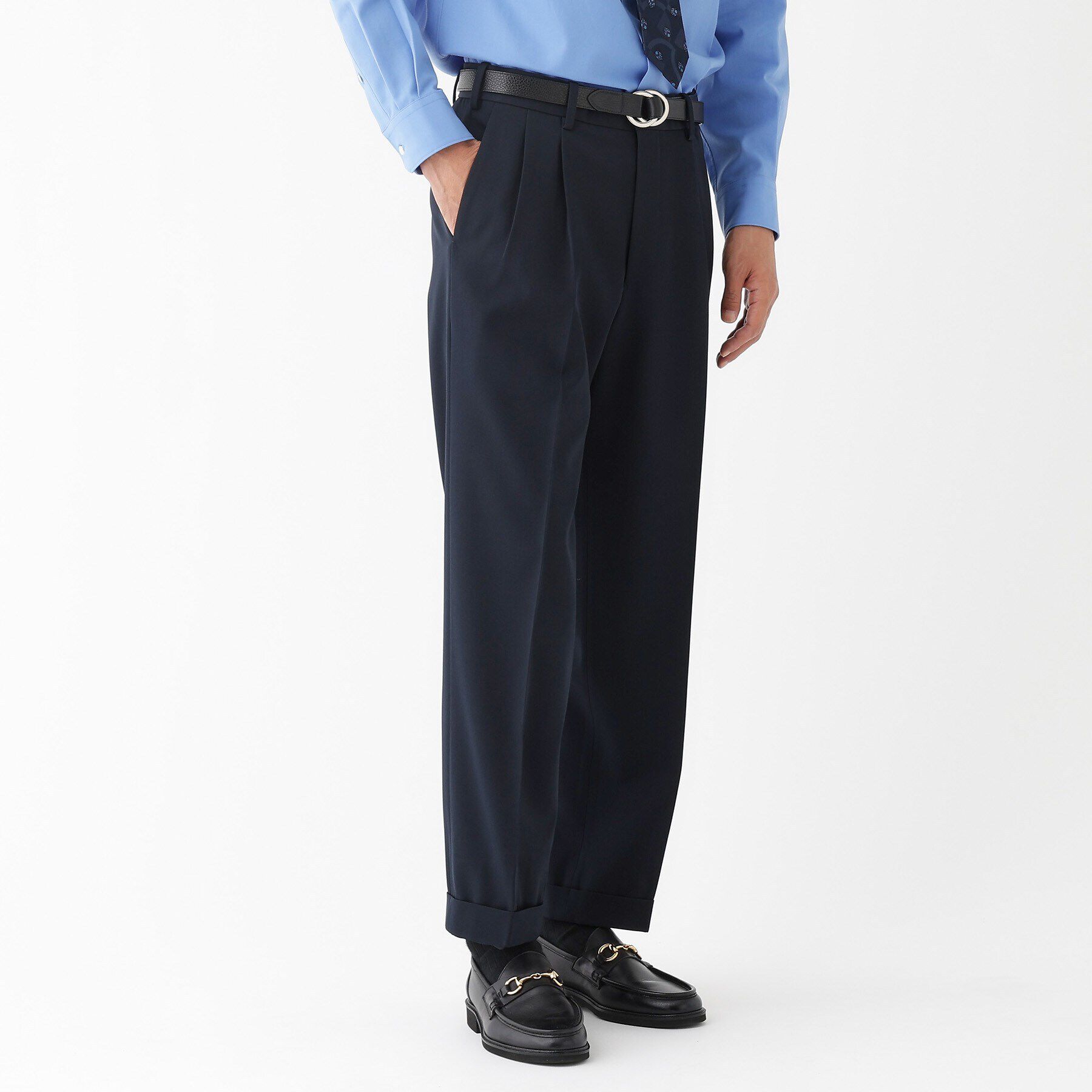 TAKEO KIKUCHI「【THE FLAGSHIP】ギャバ ダブル パンツ」|その他|