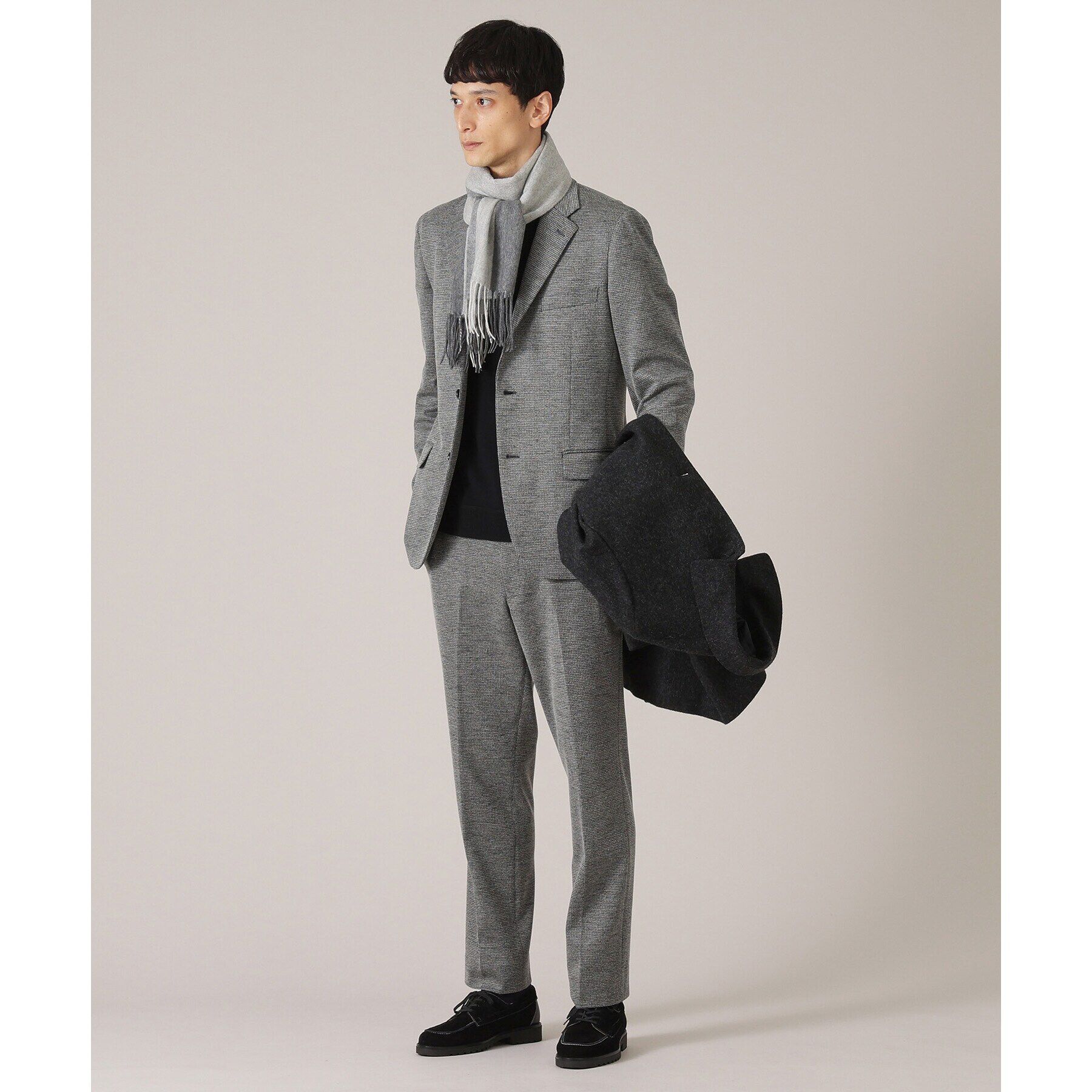 TAKEO KIKUCHI「【尾州織】ウールブレンド ムリネ千鳥パンツ / セットアップ対応」|その他|