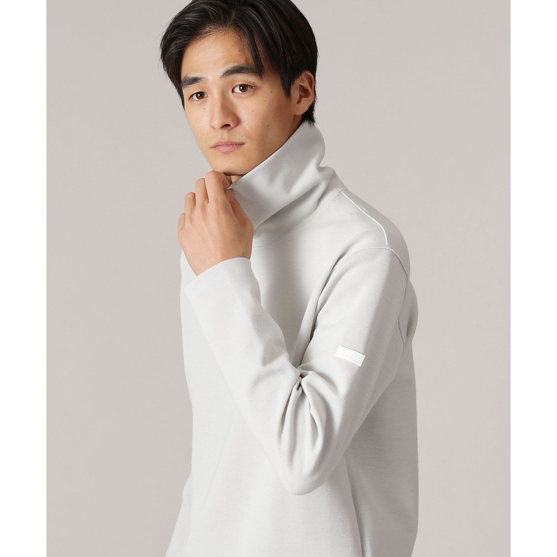 TAKEO KIKUCHI「ウールブレンド オフタートルネック カットソー」|Tシャツ・カットソー|