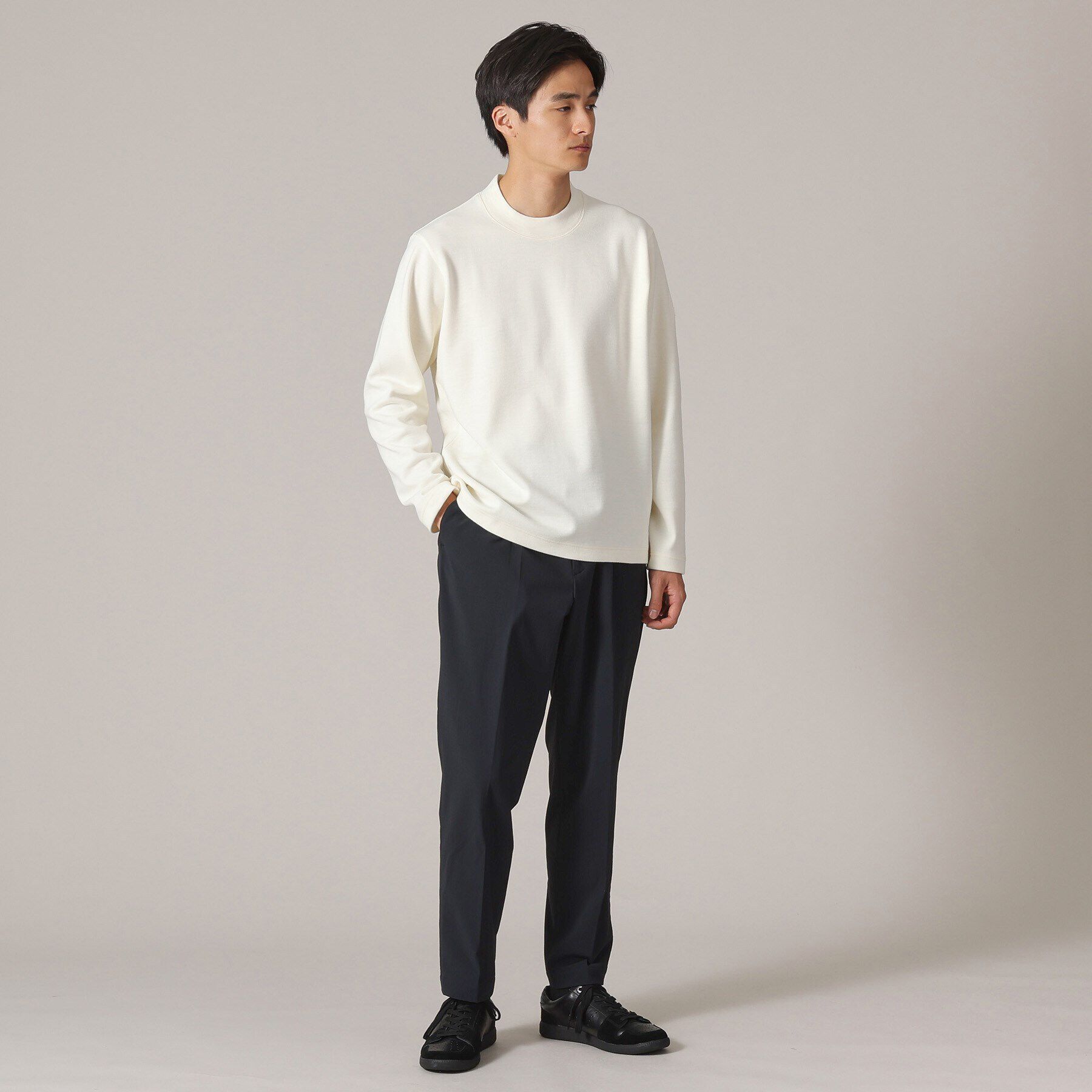 TAKEO KIKUCHI「【Sサイズ～】ウールブレンド ポンチ カットソー」|Tシャツ・カットソー|