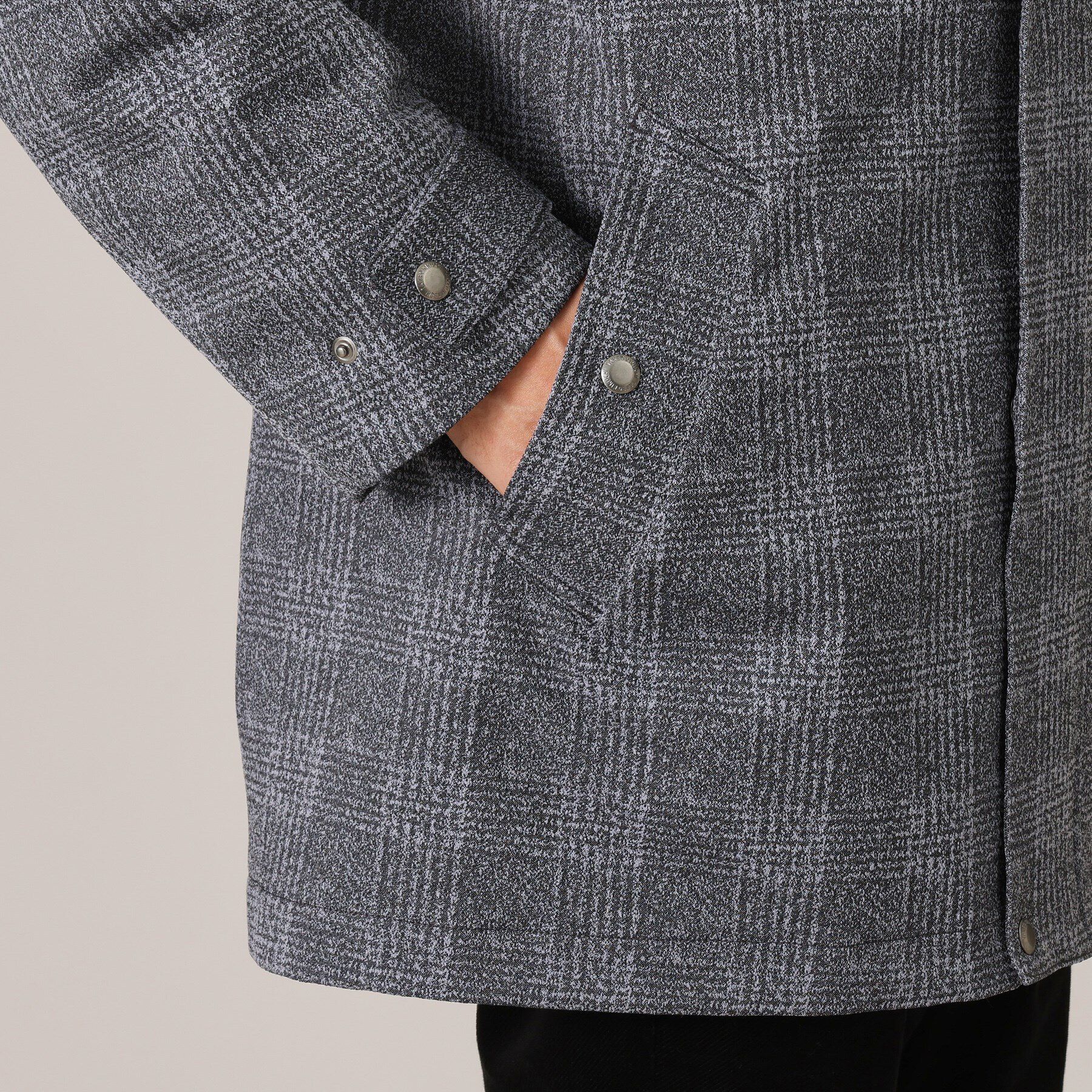 TAKEO KIKUCHI「【3WAY】ジャカード グレンチェック ダウンライナー ブルゾン」|ブルゾン・スタジャン|