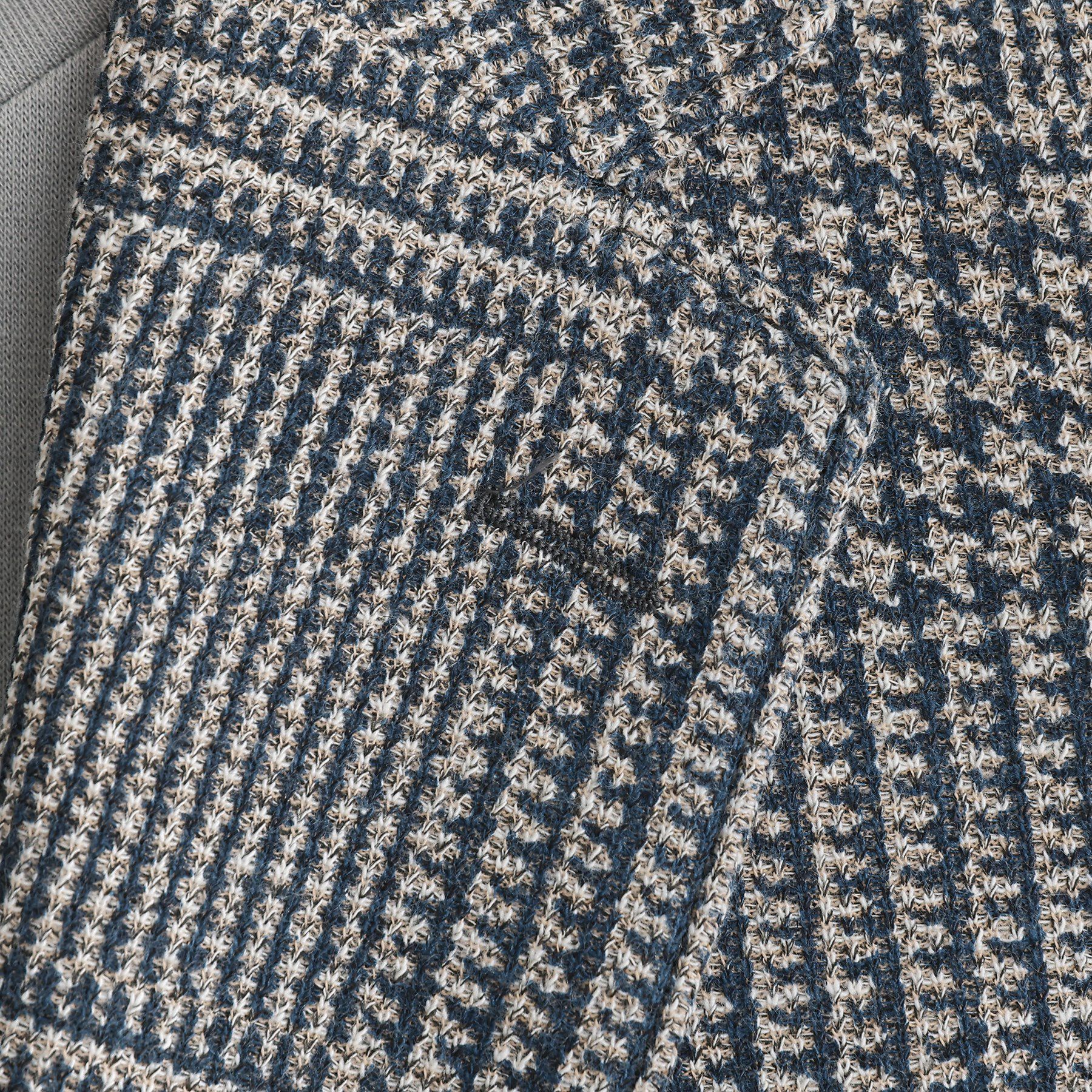 TAKEO KIKUCHI「グレンチェックプリント ジャージ ジャケット」|テーラードジャケット|