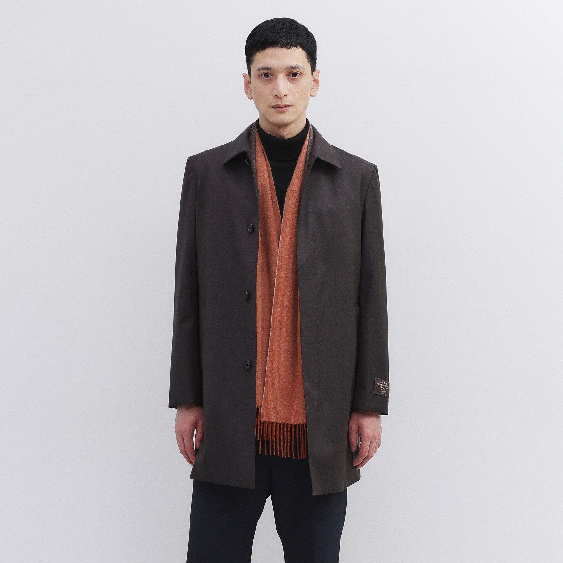 TAKEO KIKUCHI「【洗えるカシミヤ】ピュアカシミヤ 4面パネルマフラー」|ストール|