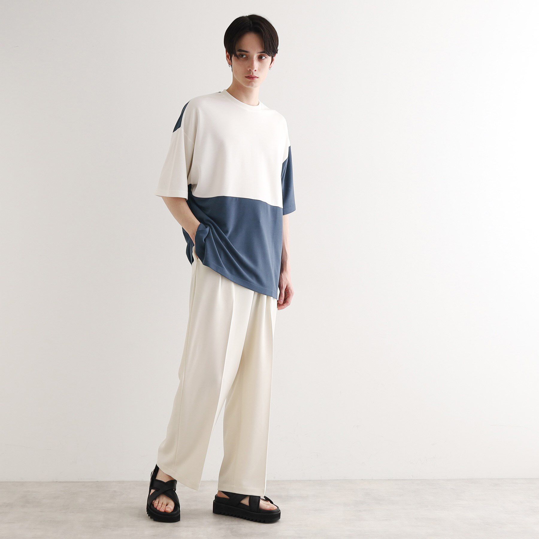 tk.TAKEO KIKUCHI「【UV／接触冷感】切替アソートTシャツ」|Tシャツ・カットソー|