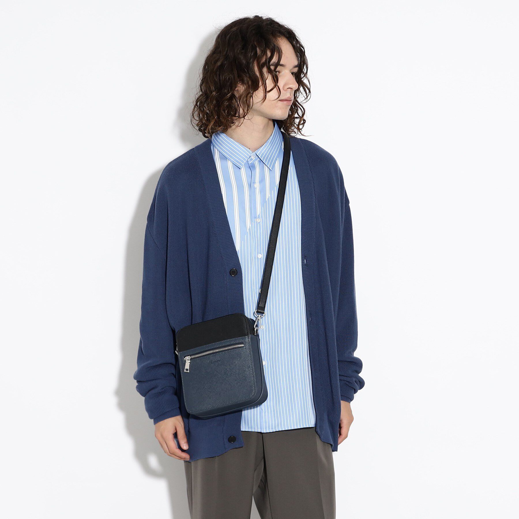 tk.TAKEO KIKUCHI「バイカラースクエアショルダーバッグ」|ショルダー・メッセンジャー|