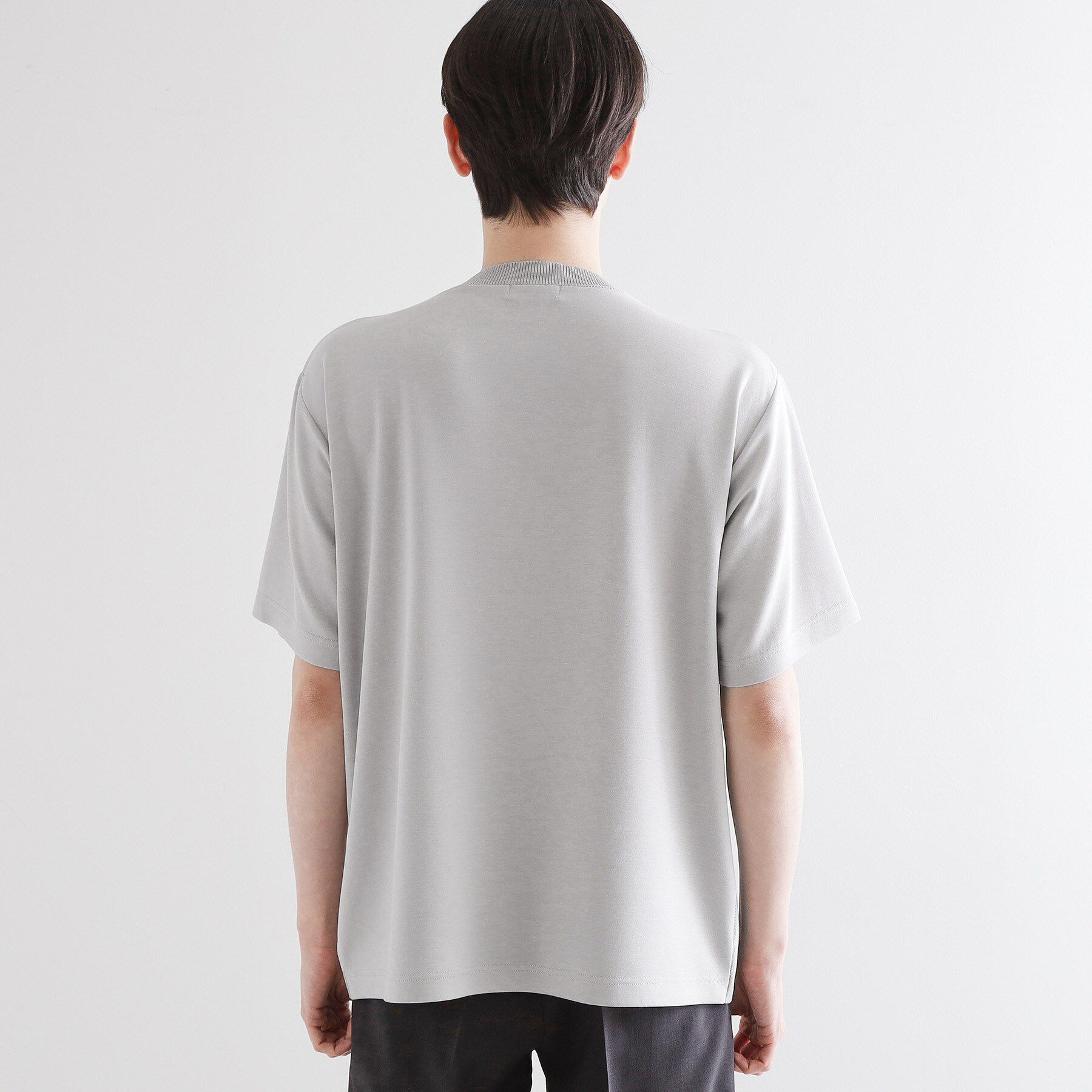 tk.TAKEO KIKUCHI「ニットドッキングブロックチェック」|Tシャツ・カットソー|