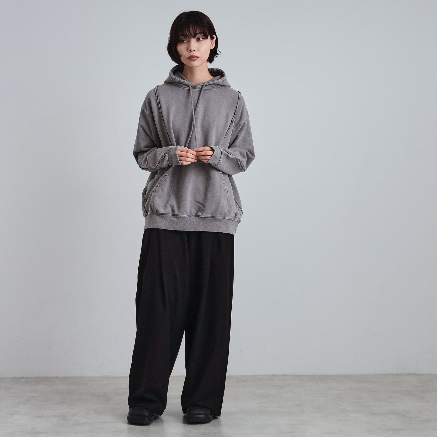 tk.TAKEO KIKUCHI「【スーパーワイドバギースラックスパンツ」|その他|