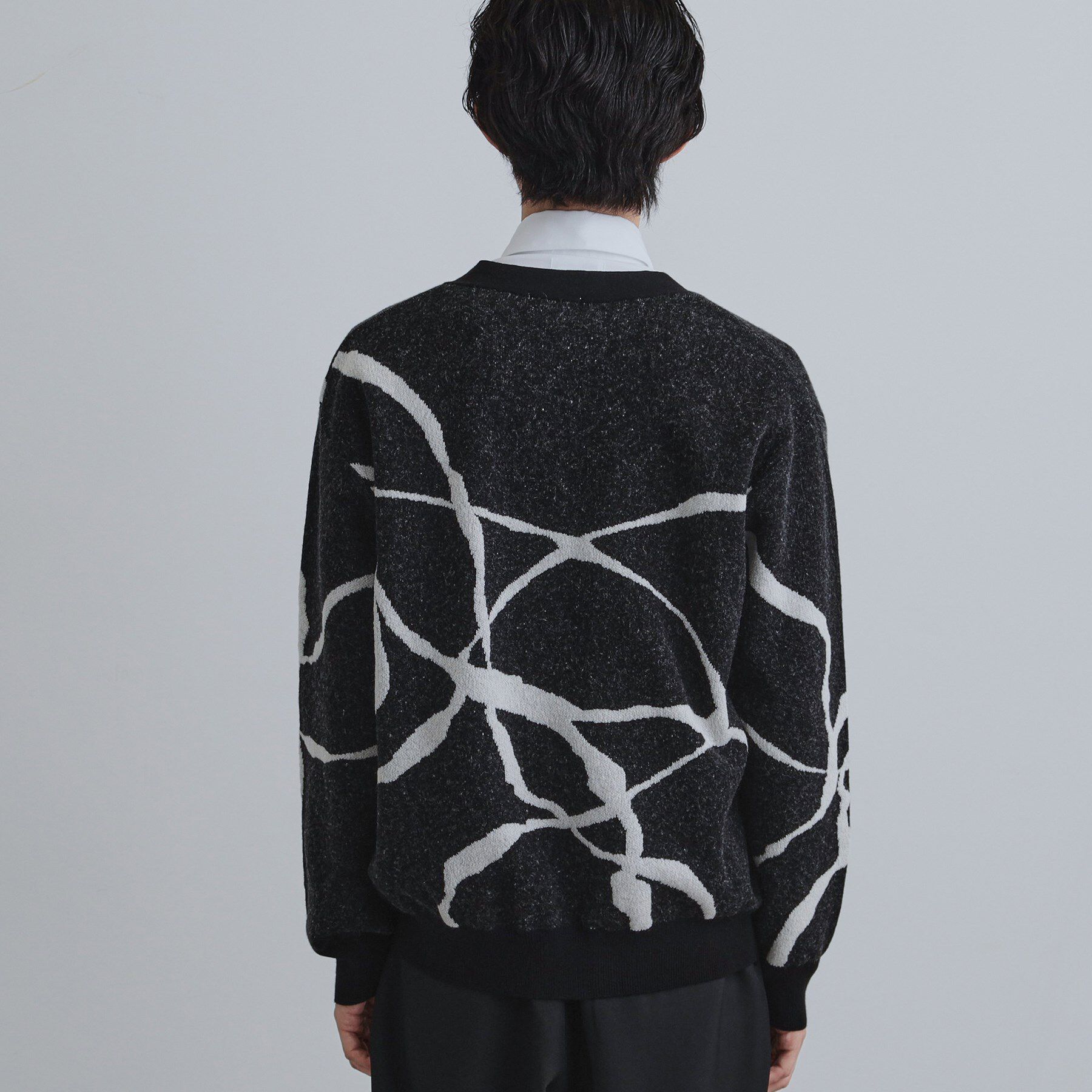 tk.TAKEO KIKUCHI「ラインアートニットカーディガン」|カーディガン|