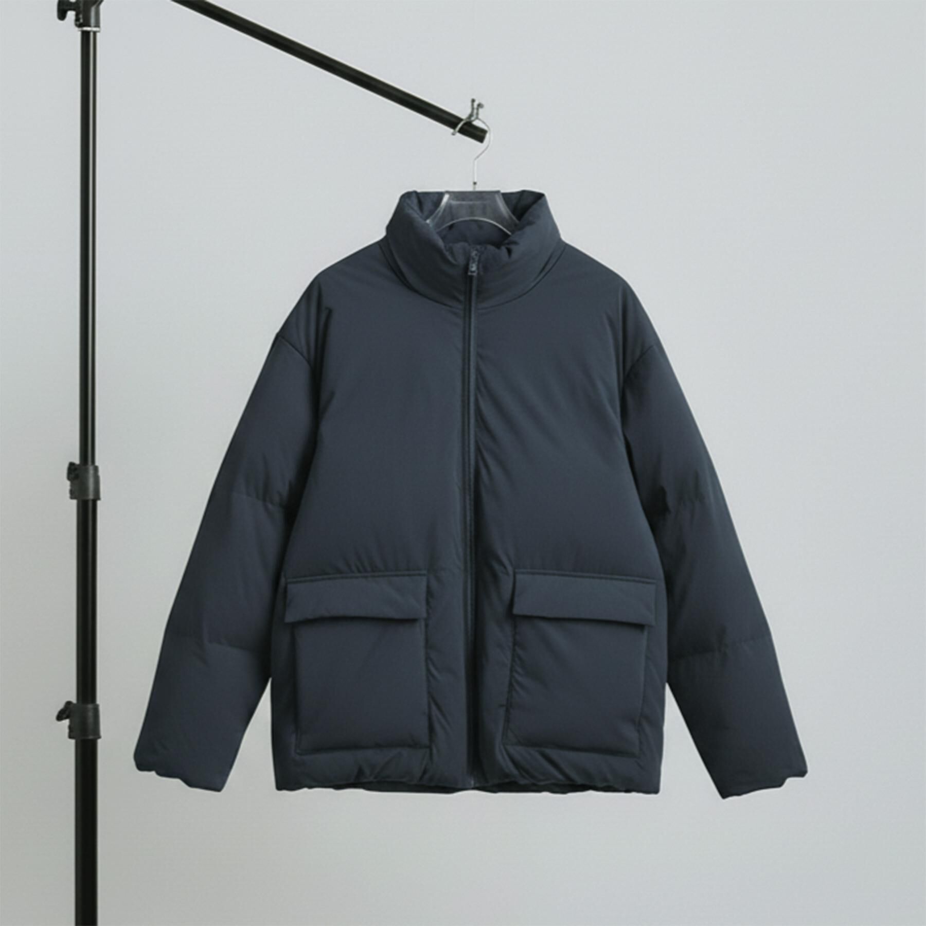 tk.TAKEO KIKUCHI「中綿スタンドブルゾン」|ブルゾン・スタジャン|ブラック(019)