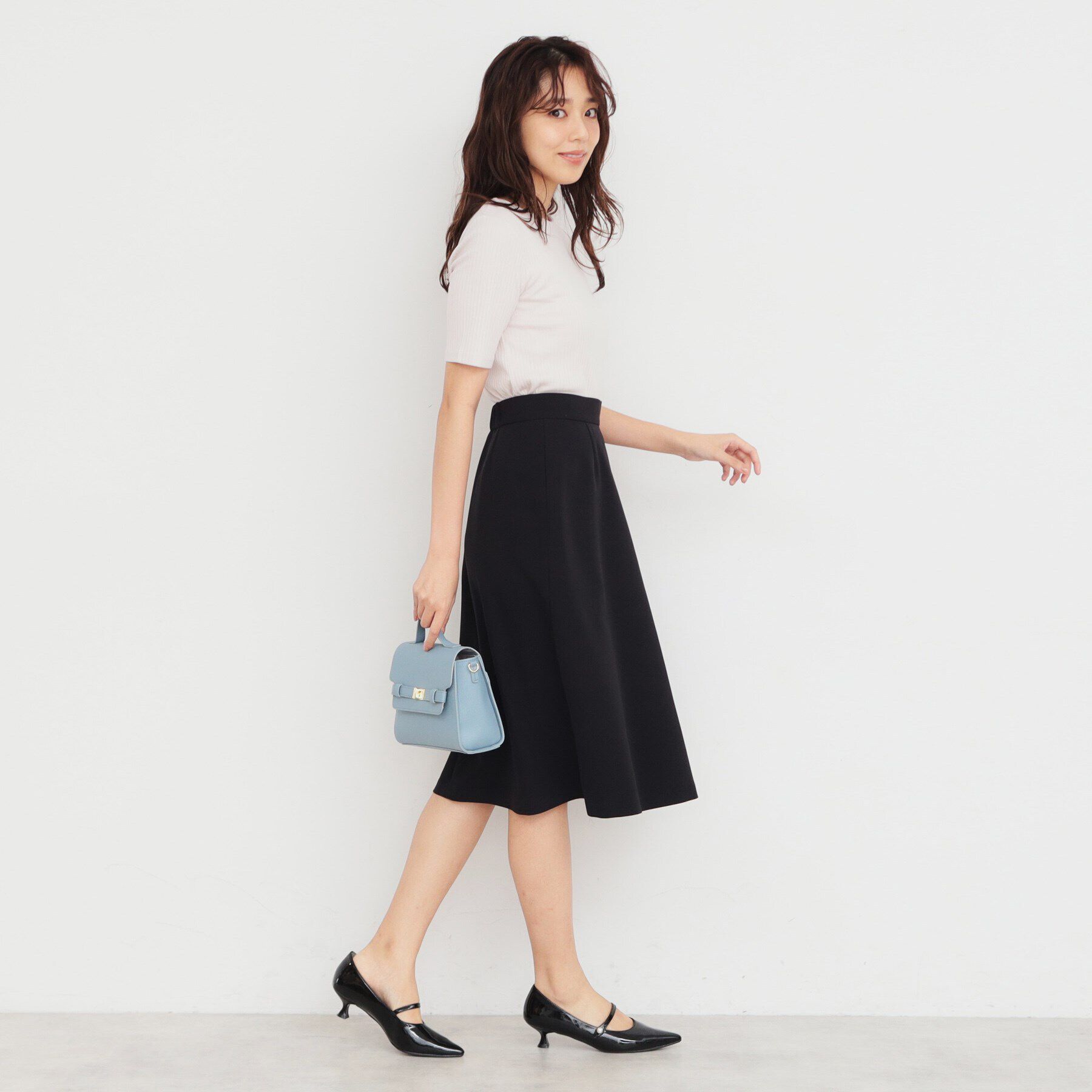 index「ストレッチタックフレアスカート/セットアップ対応 【洗濯機洗い可/防シワ/イージーアイロン】」|スカート|