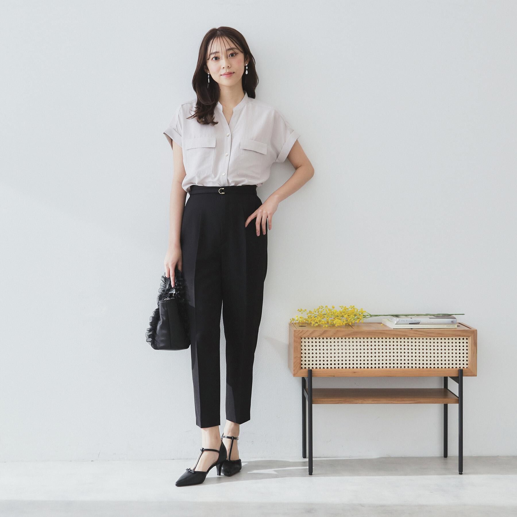 index「ストレッチテーパードパンツ【洗濯機洗い可/吸水速乾/防シワ】」|その他|