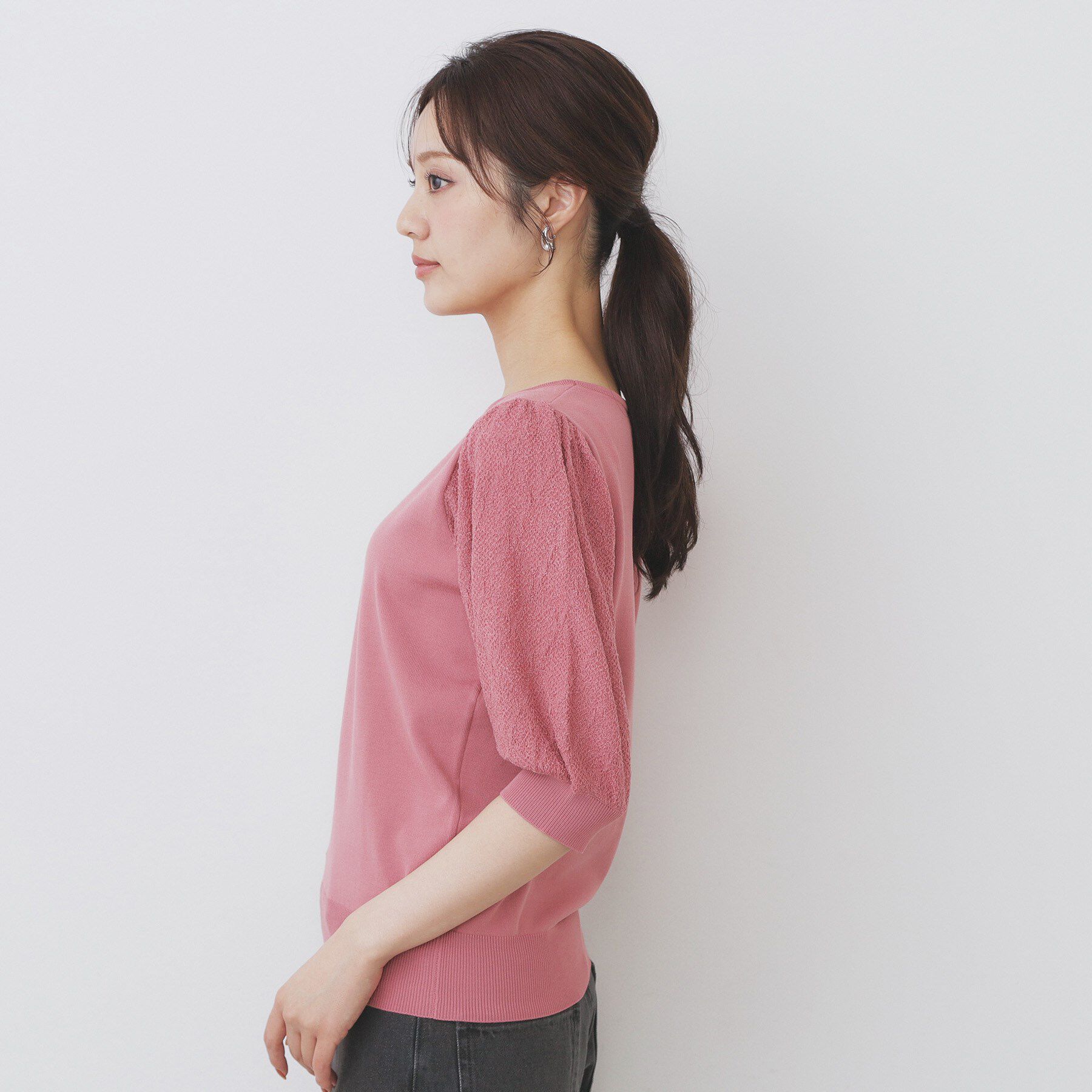 index「パフスリーブニット【洗濯機洗い可】」|ニット・セーター|