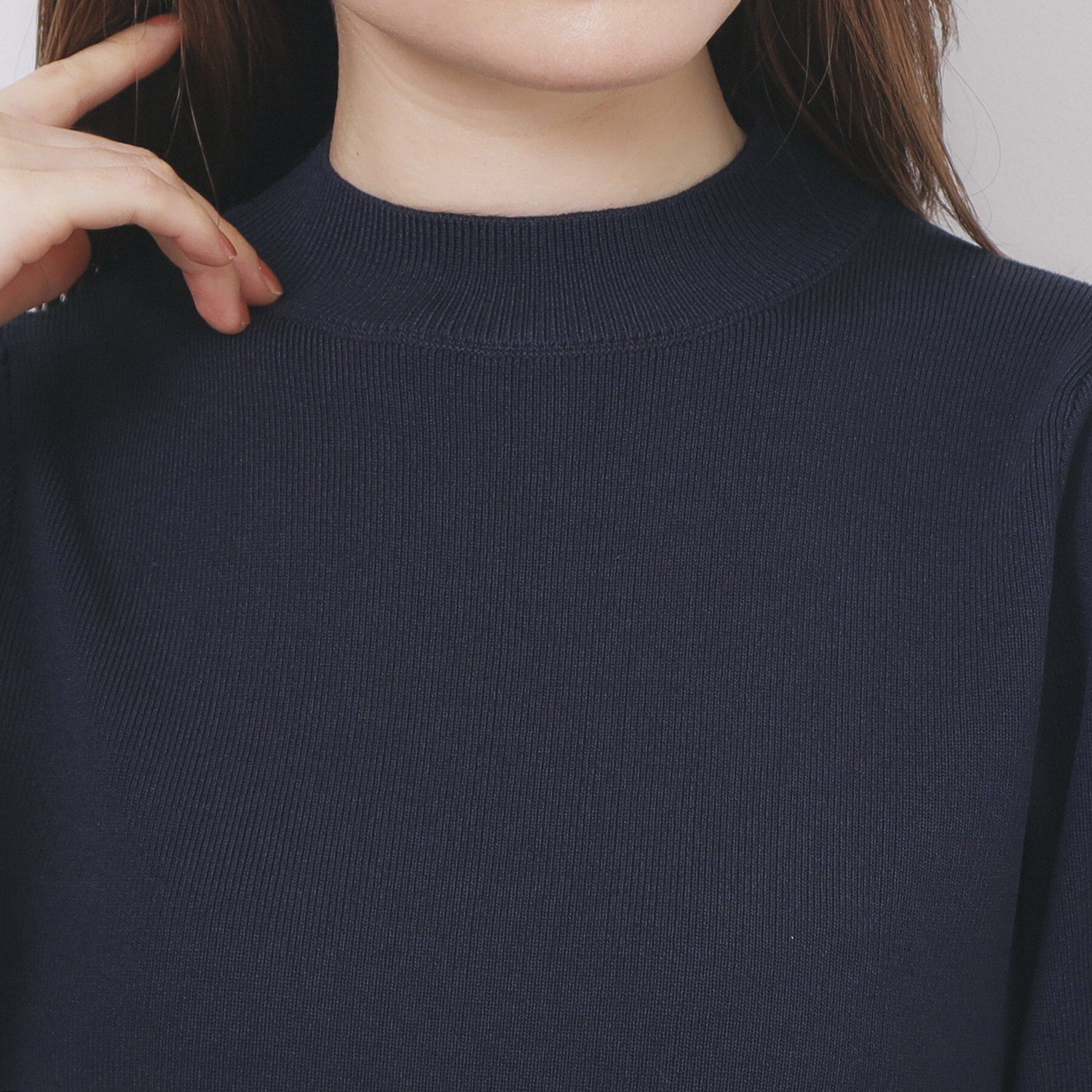 index「ハイネックニットワンピース【洗濯機OK/抗ピル】」|ワンピース|