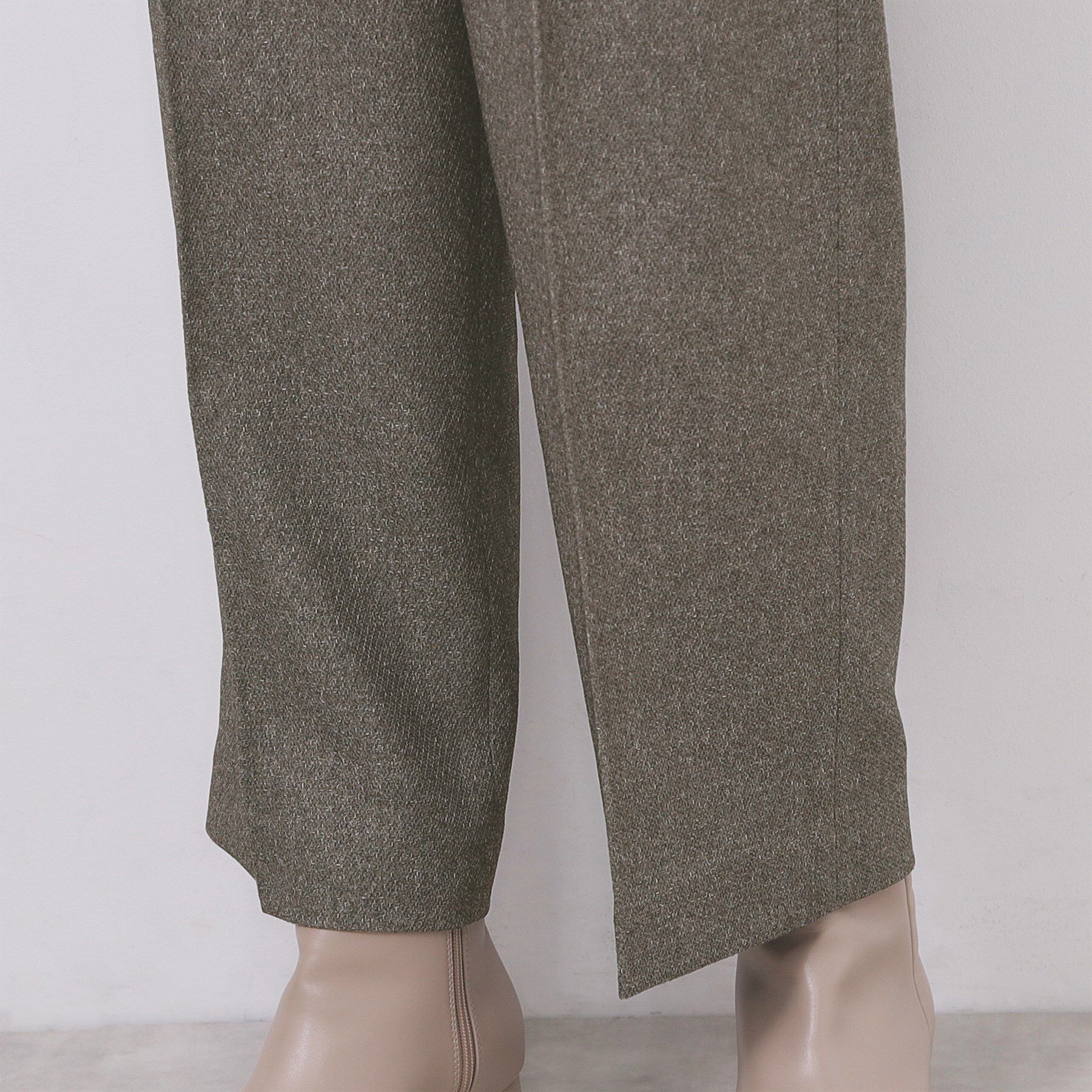 index「カルゼツイードストレッチワイドパンツ【洗濯機OK/防シワ/イージーアイロン/抗ピル】」|その他|