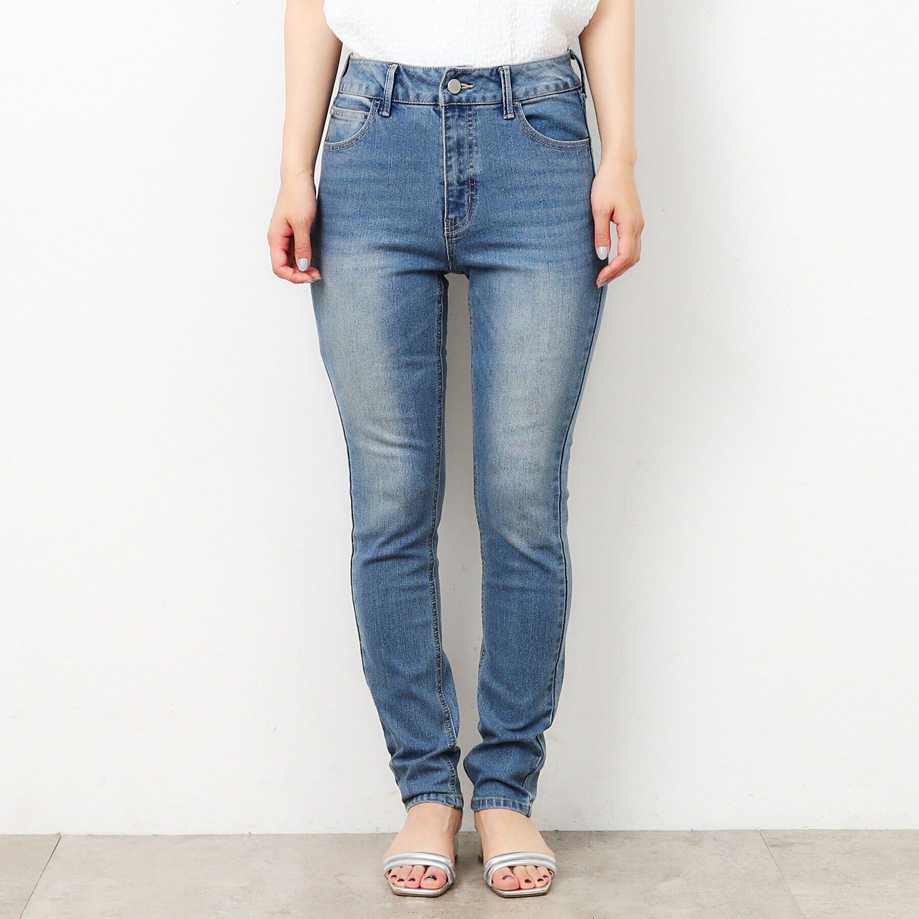 OPAQUE.CLIP「≪SS－LLsize≫スキニーデニムパンツ【洗濯機洗い可】」|その他|