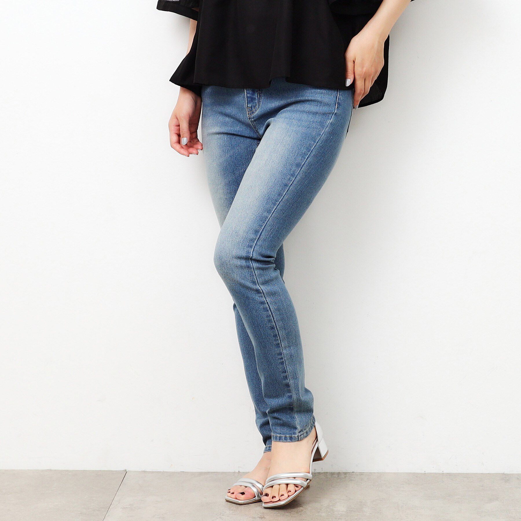 OPAQUE.CLIP「≪SS－LLsize≫スキニーデニムパンツ【洗濯機洗い可】」|その他|