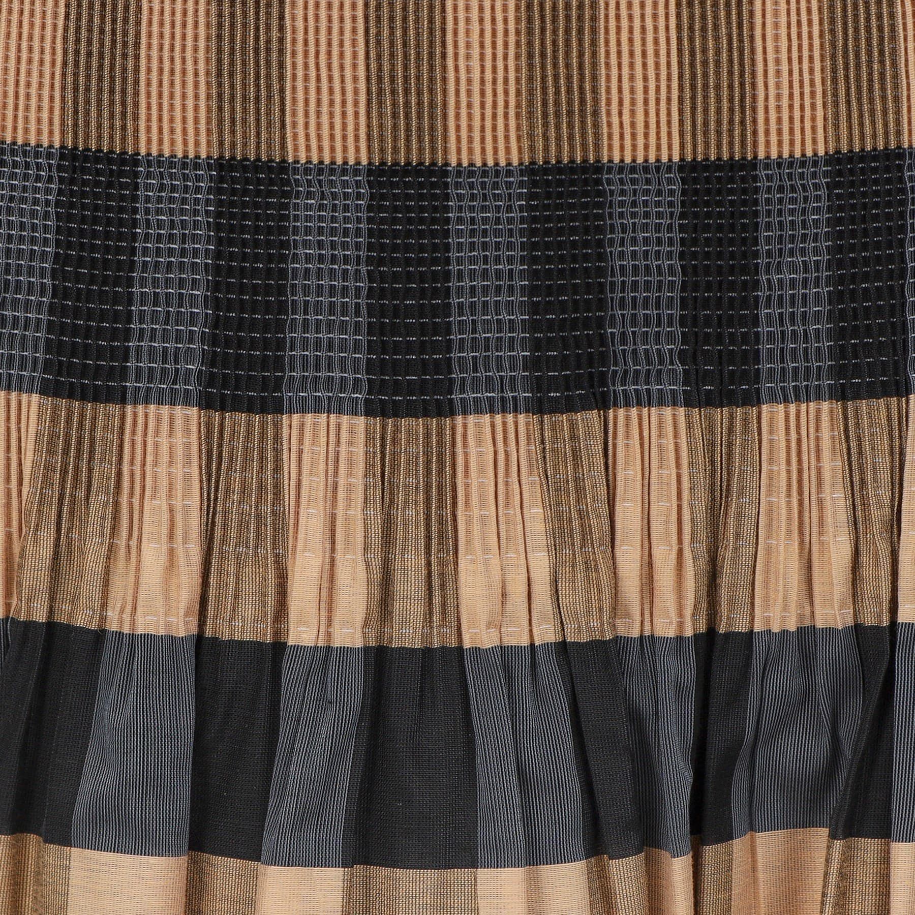 OPAQUE.CLIP「【リバーシブル】チェック／ストライプフレアスカート【洗濯機洗い可】」|スカート|
