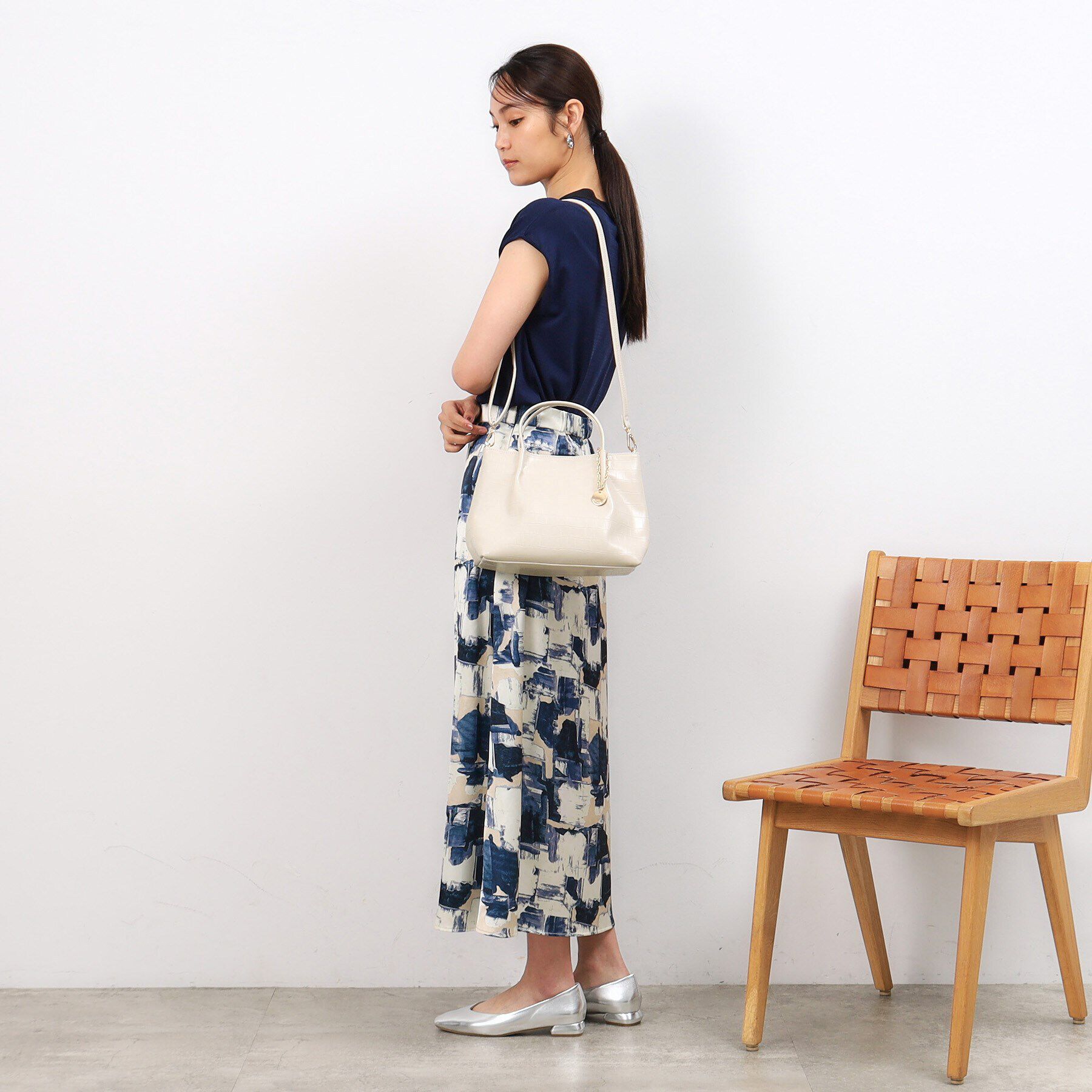 OPAQUE.CLIP「新色追加【2WAY】シンプルミドルトートバッグ」|トートバッグ|