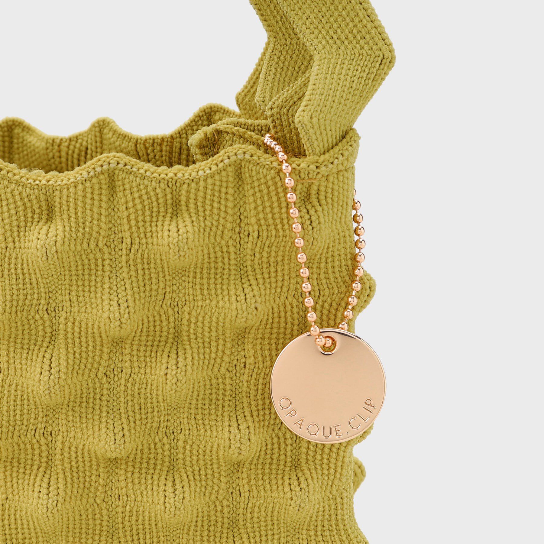 OPAQUE.CLIP「ポコポコニットバッグ」|ハンドバッグ|