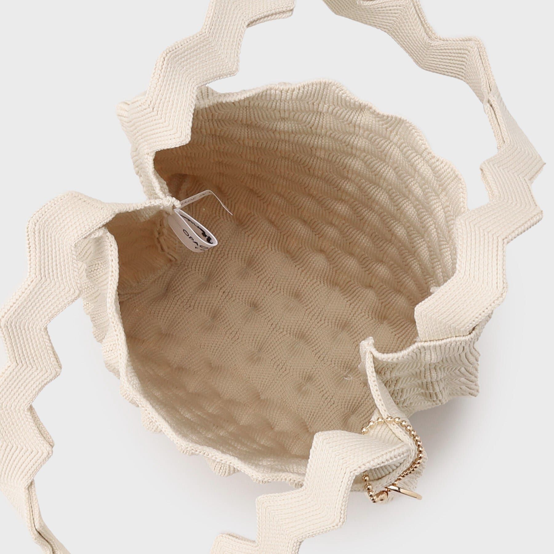 OPAQUE.CLIP「ポコポコニットバッグ」|ハンドバッグ|