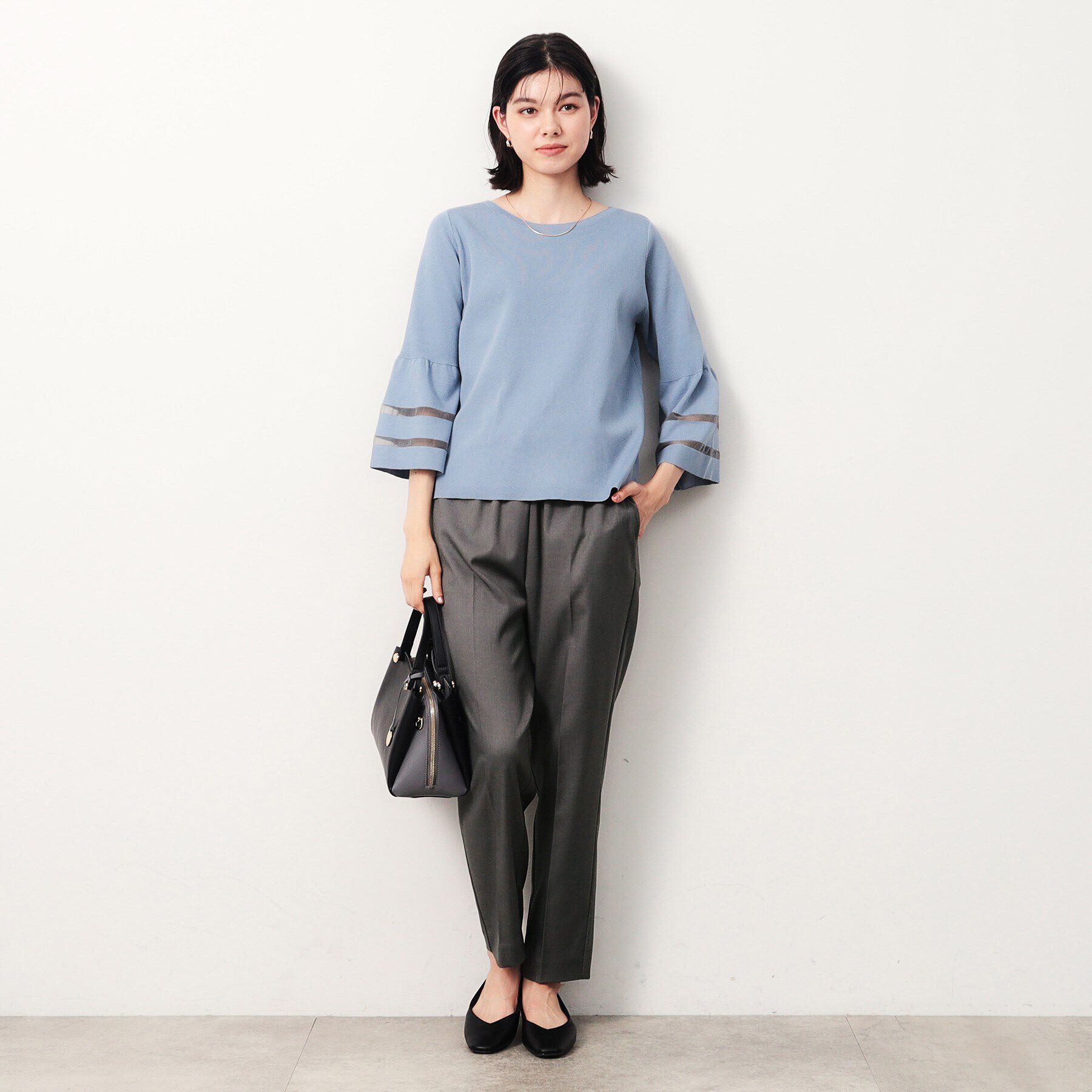 OPAQUE.CLIP「美脚ストレッチイージーテーパードパンツ【洗濯機洗い可】」|その他|