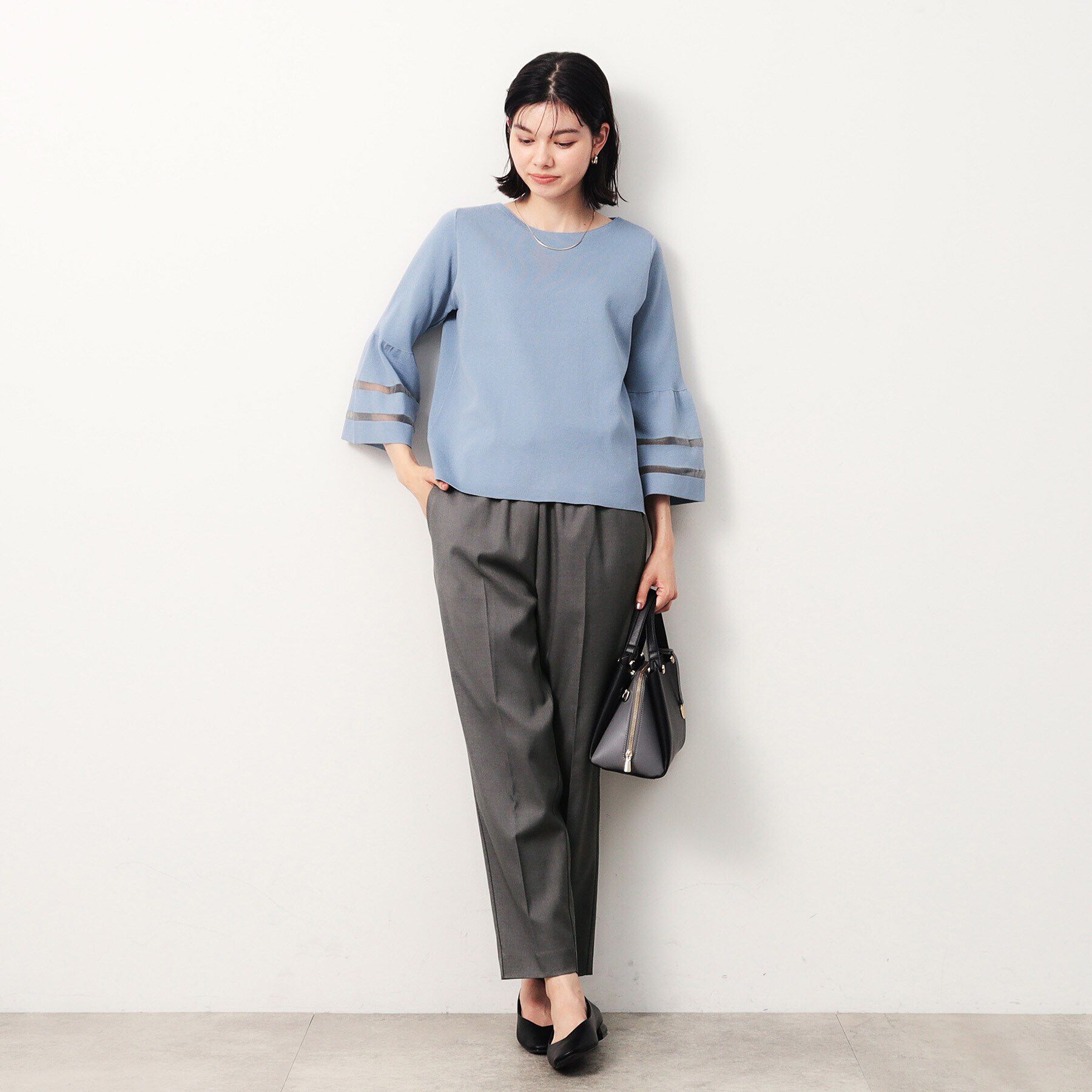 OPAQUE.CLIP「美脚ストレッチイージーテーパードパンツ【洗濯機洗い可】」|その他|