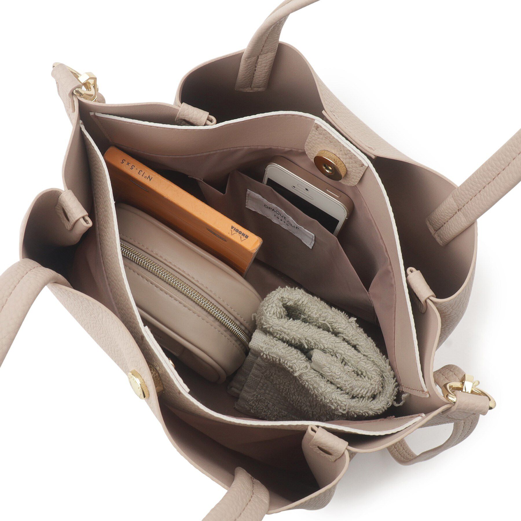 OPAQUE.CLIP「【2WAY/通勤対応】3層ミドルトートバッグ」|トートバッグ|