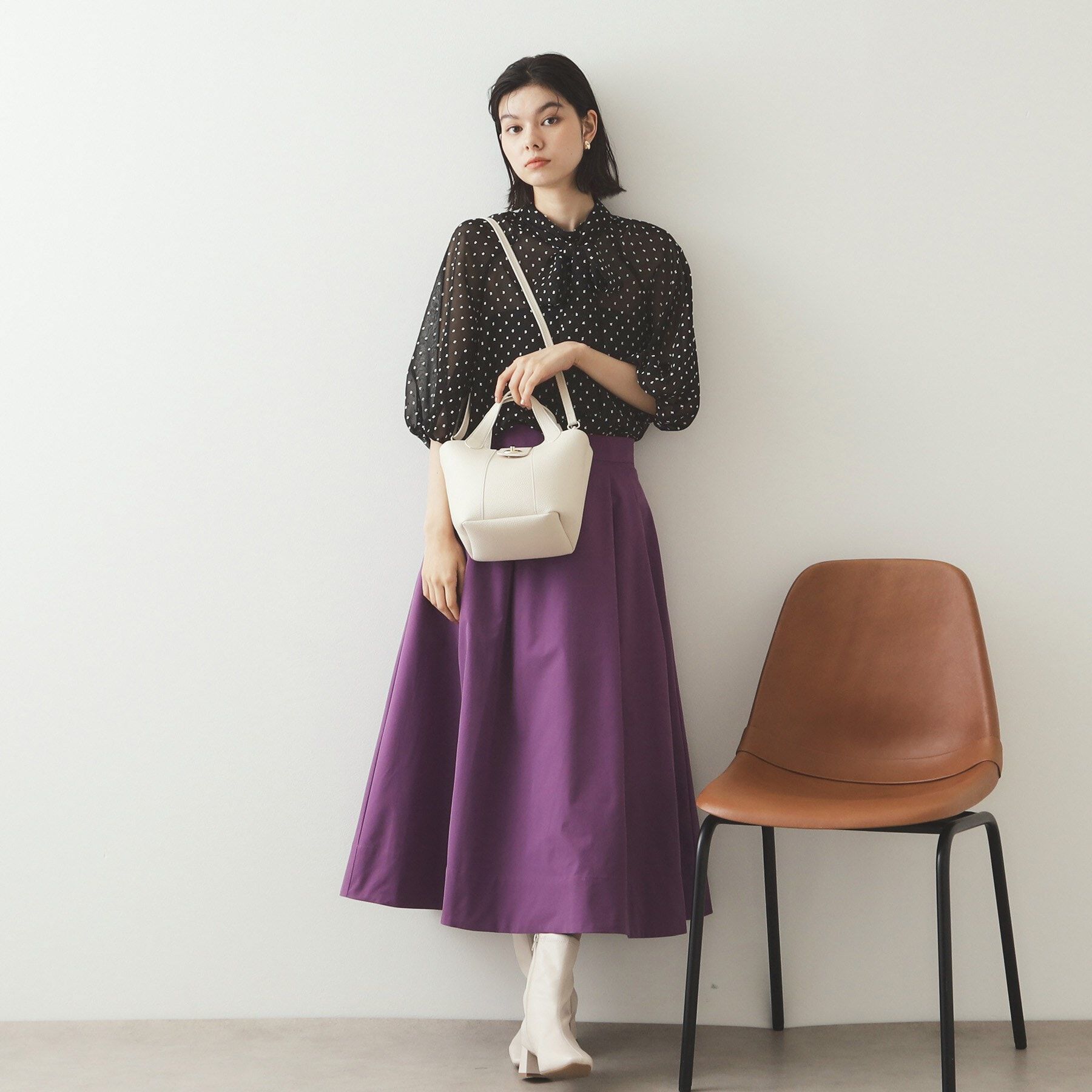 OPAQUE.CLIP「【2WAY】フロントひねりデザイントートバッグ」|トートバッグ|