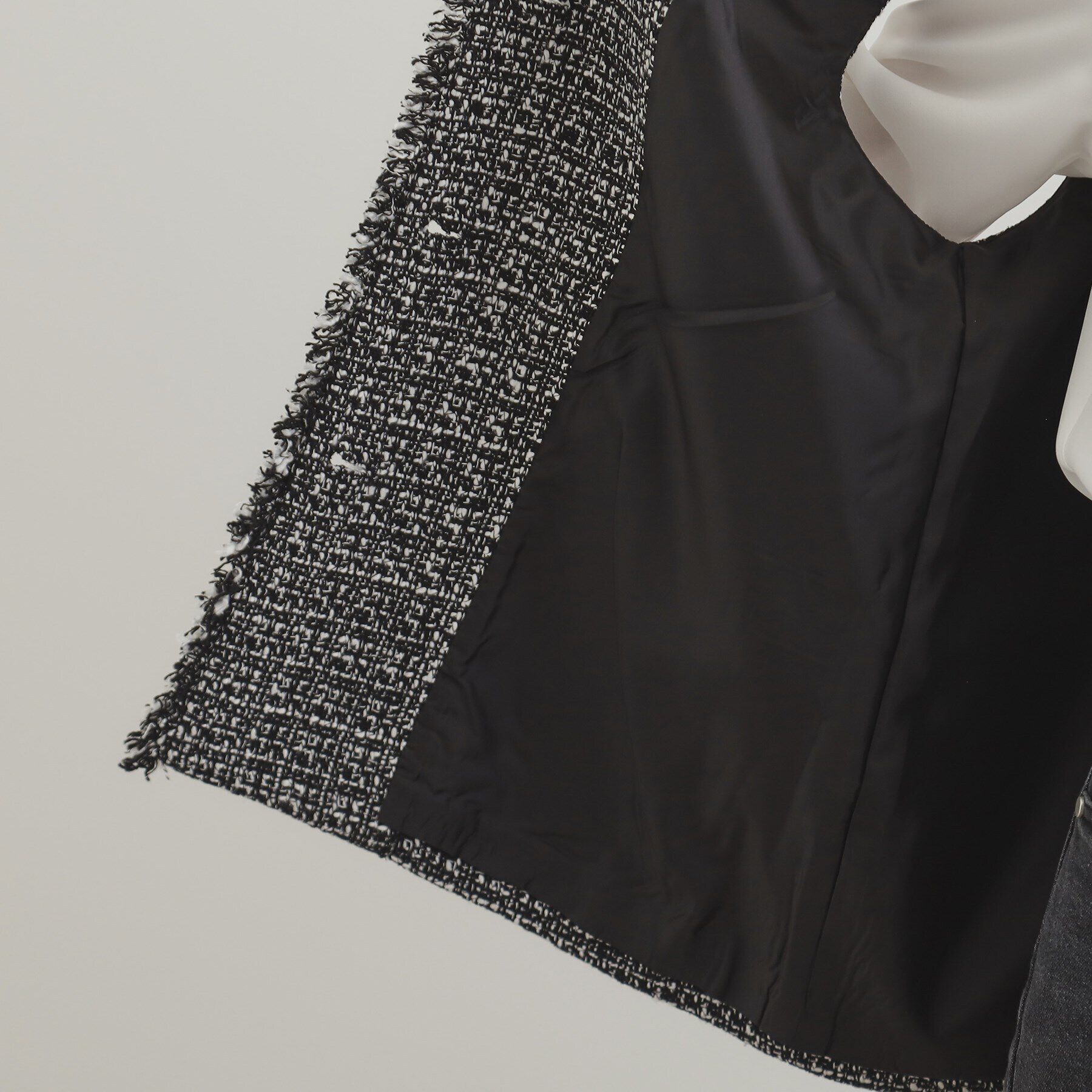 OPAQUE.CLIP「ツイードジレ【洗濯機洗い可】」|ベスト・ジレ|