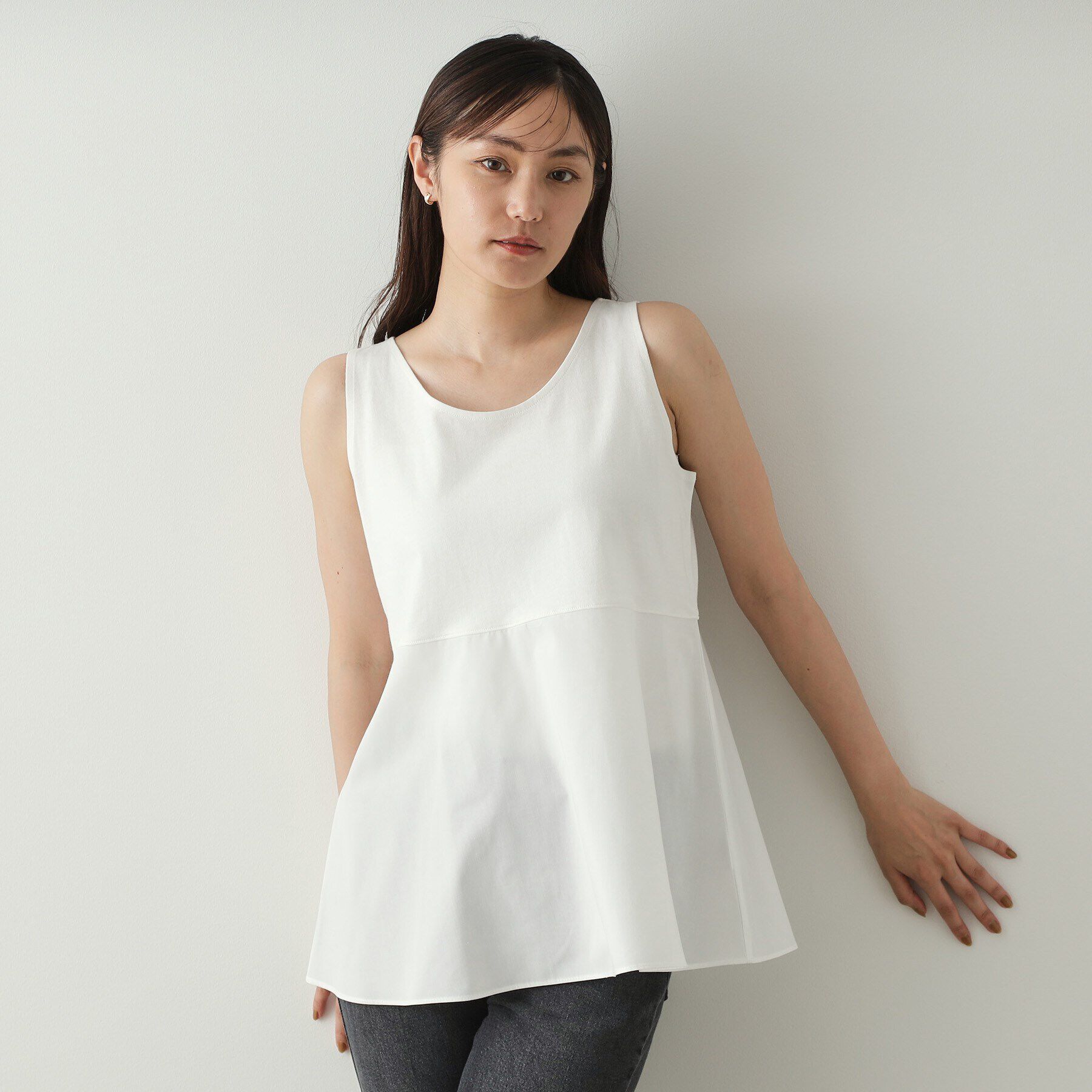 OPAQUE.CLIP「《ツインセット》リラクシーニット&times;ドッキングタンク【洗濯機洗い可】」|その他|