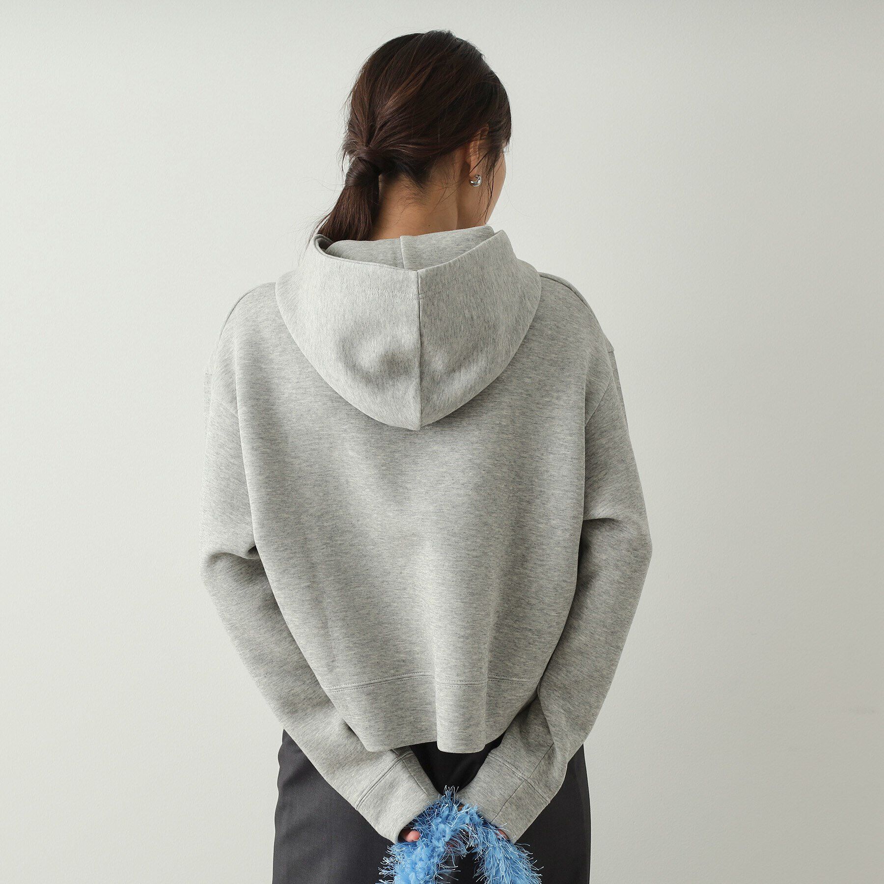 OPAQUE.CLIP「ショートフーディ/セットアップ対応【洗濯機洗い可】」|パーカー|