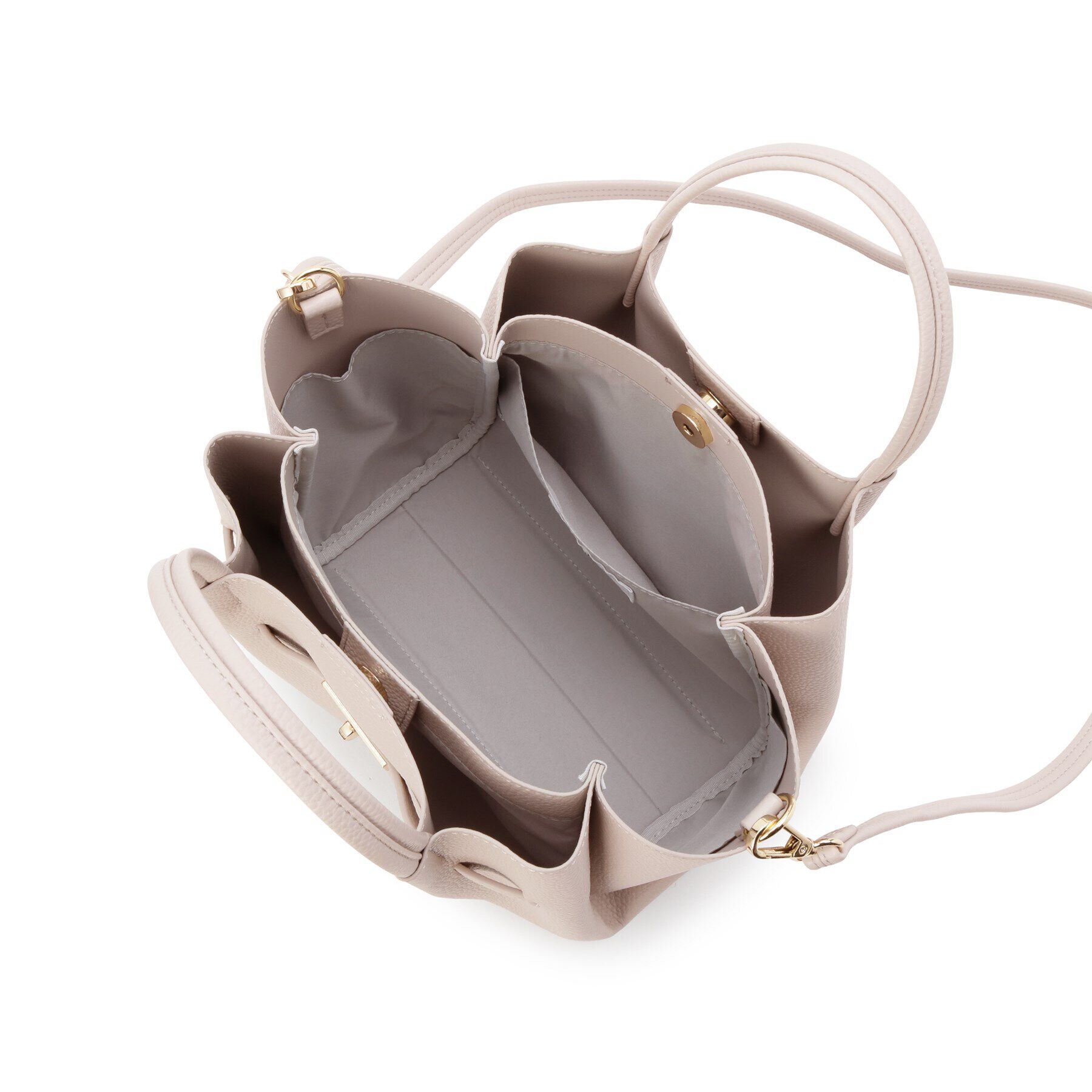 OPAQUE.CLIP「【軽量／2WAY／通勤対応】フロントベルトデザインミドルトートバッグ」|トートバッグ|