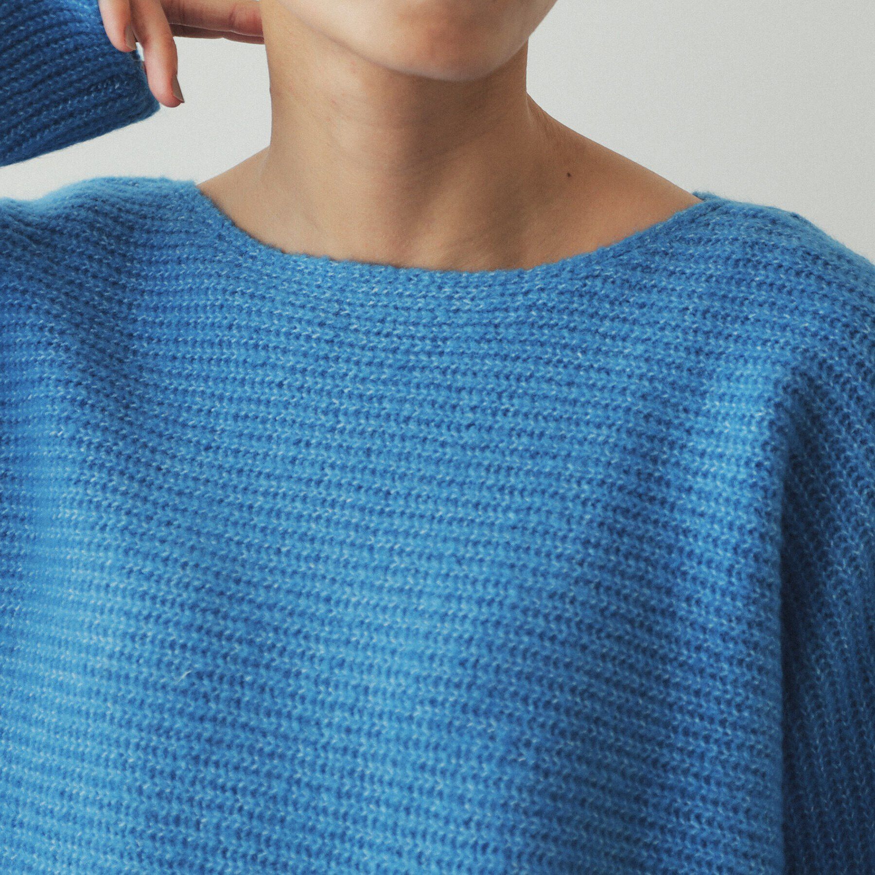 OPAQUE.CLIP「リラクシードルマンスリーブニット【洗濯機洗い可】」|ニット・セーター|