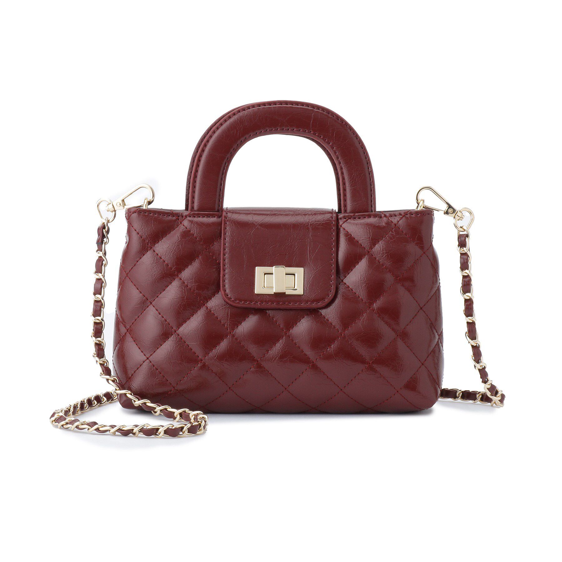 OPAQUE.CLIP「【2WAY】ダイヤキルティングデザインチェーンショルダーバッグ」|ショルダー・メッセンジャー|