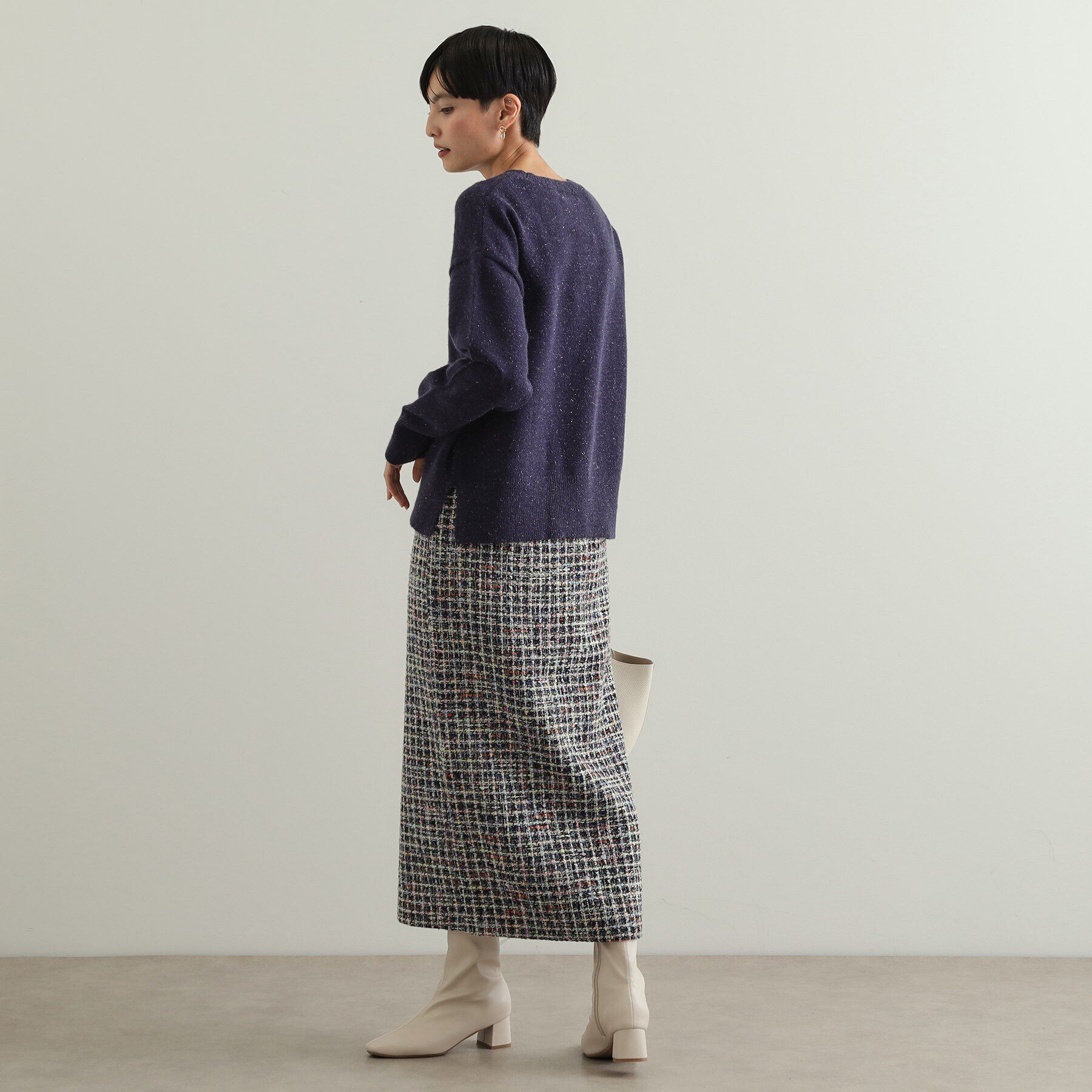 OPAQUE.CLIP「きらきらミドルゲージニット【洗濯機洗い可】」|ニット・セーター|