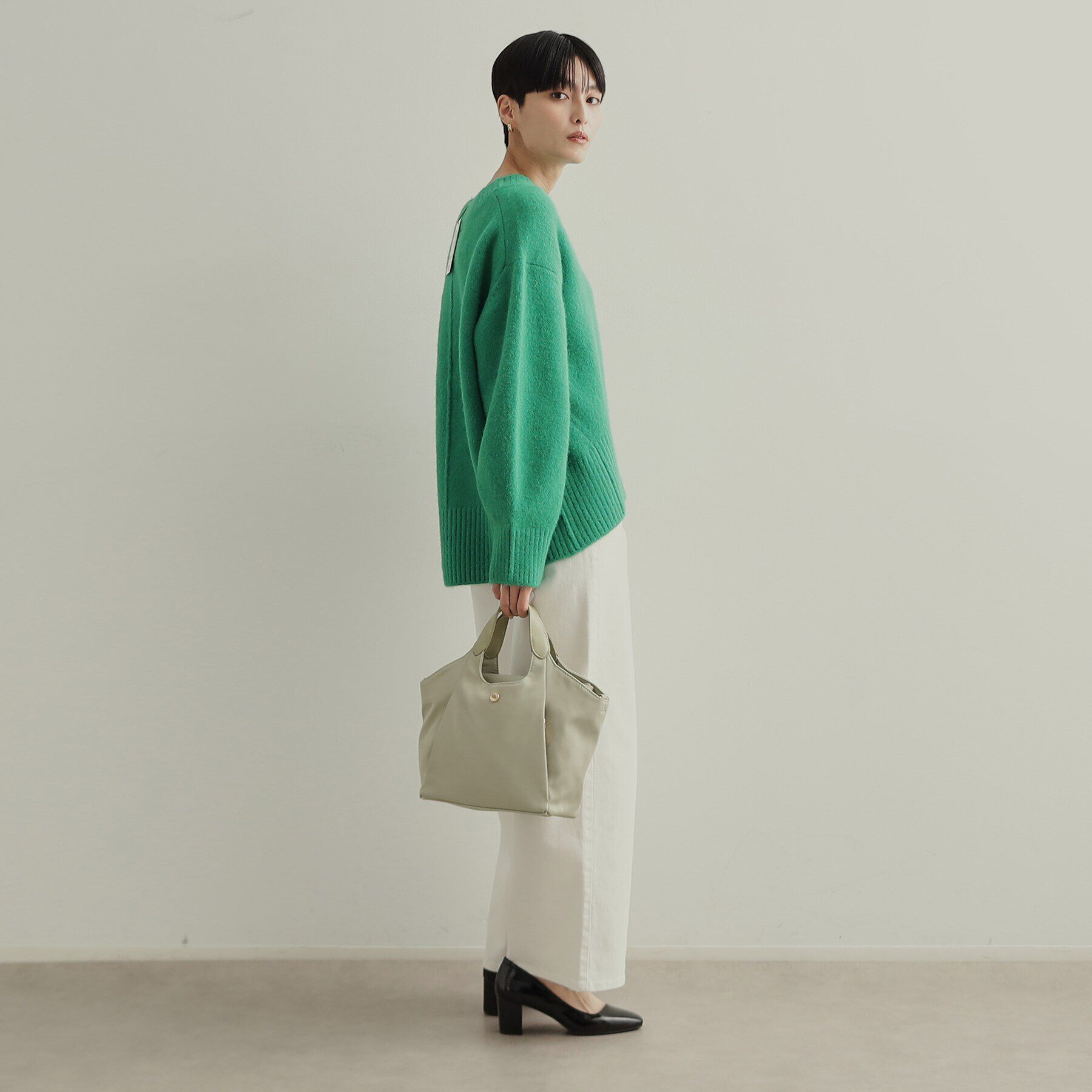 OPAQUE.CLIP「【撥水加工／マルチポケット／2WAY】カジュアルミドルトートバッグ」|トートバッグ|