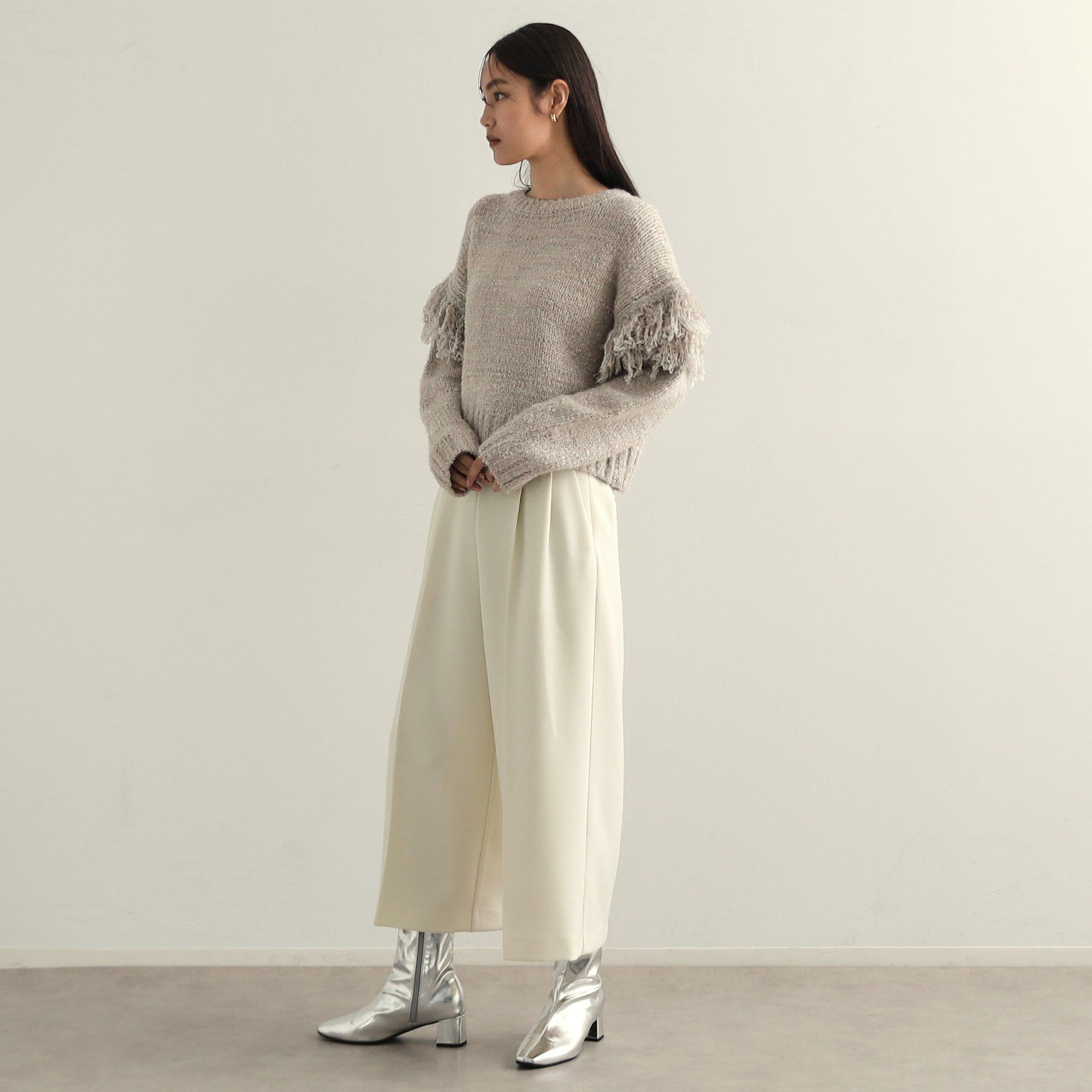 OPAQUE.CLIP「クロップドワイドパンツ【洗濯機洗い可】」|その他|