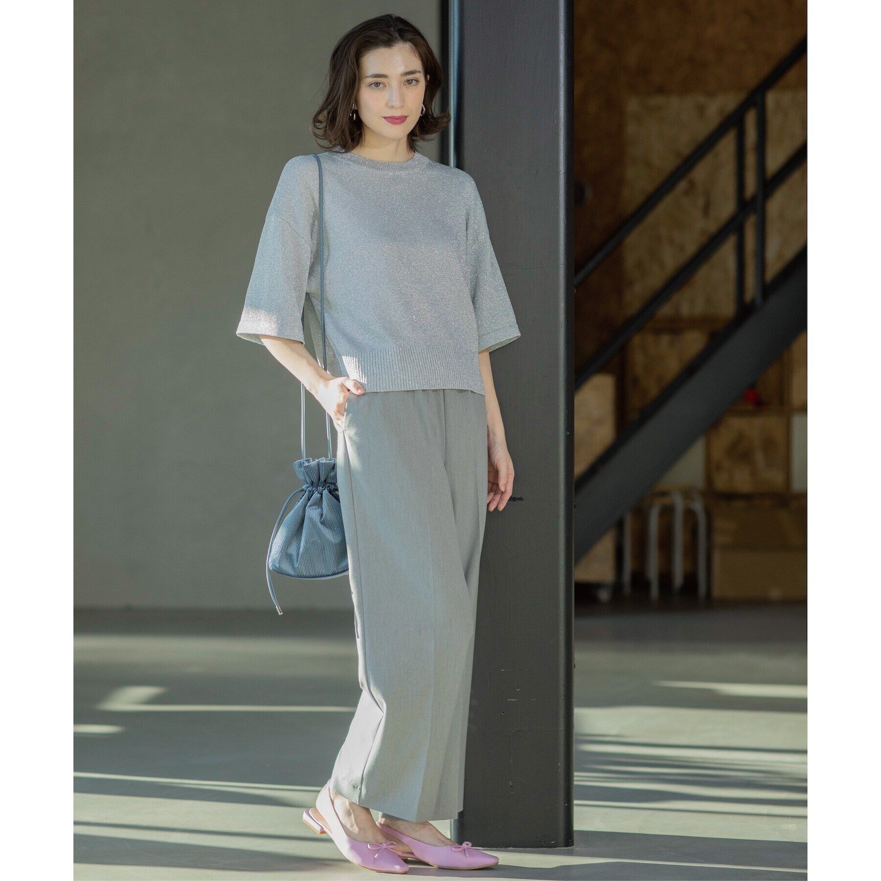 OPAQUE.CLIP「《S-LLsize》美脚ストレッチイージーワイドパンツ【洗濯機洗い可】」|その他|