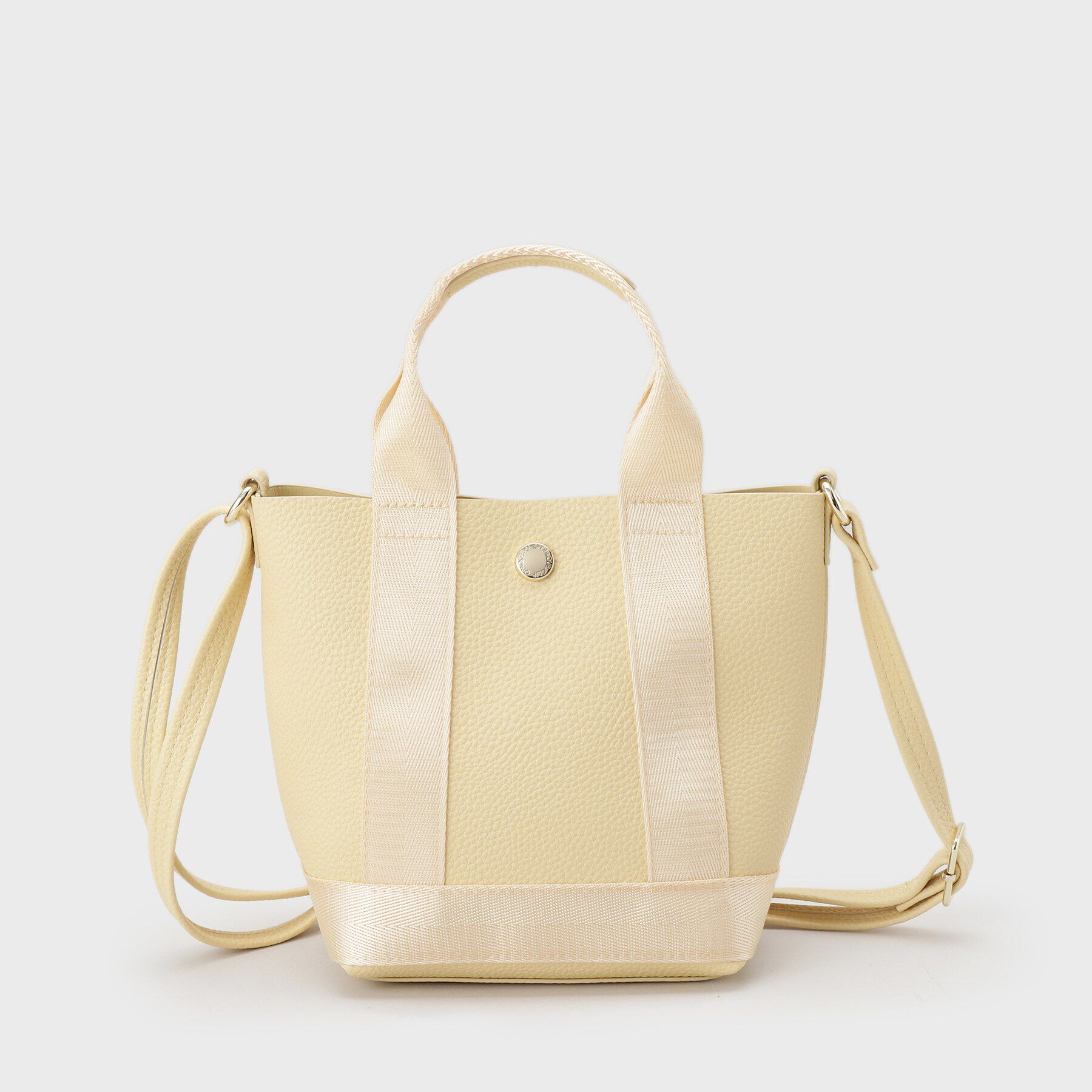 OPAQUE.CLIP「【長さ調整可能】シュリンク合皮コンビミニショルダーバッグ」|ショルダー・メッセンジャー|