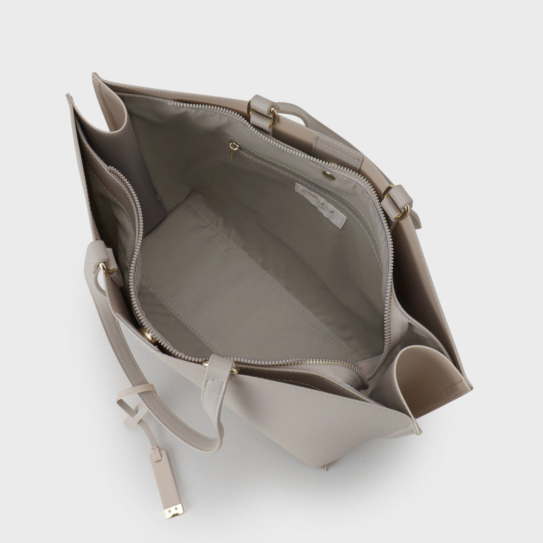 OPAQUE.CLIP「【A4サイズ対応】バイカラースムーストートバッグ」|トートバッグ|