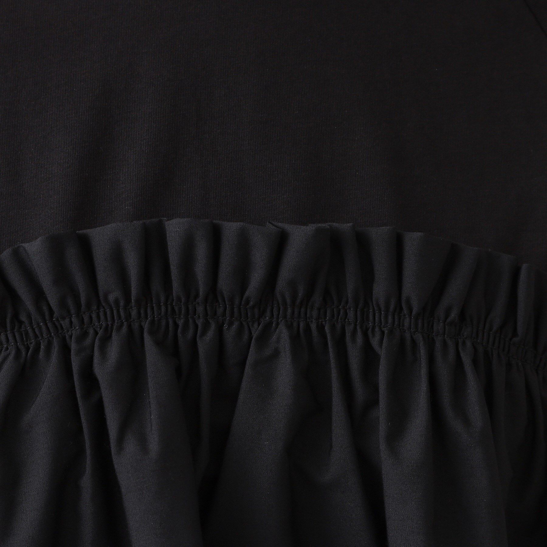 OPAQUE.CLIP「ギャザーフリルドッキングカットソー【洗濯機洗い可】」|Tシャツ・カットソー|