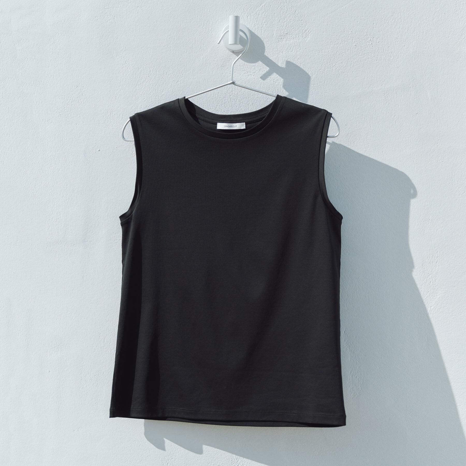 OPAQUE.CLIP「《5色展開》ベーシックノースリーブトップス【接触冷感/洗濯機洗い可】」|キャミソール|