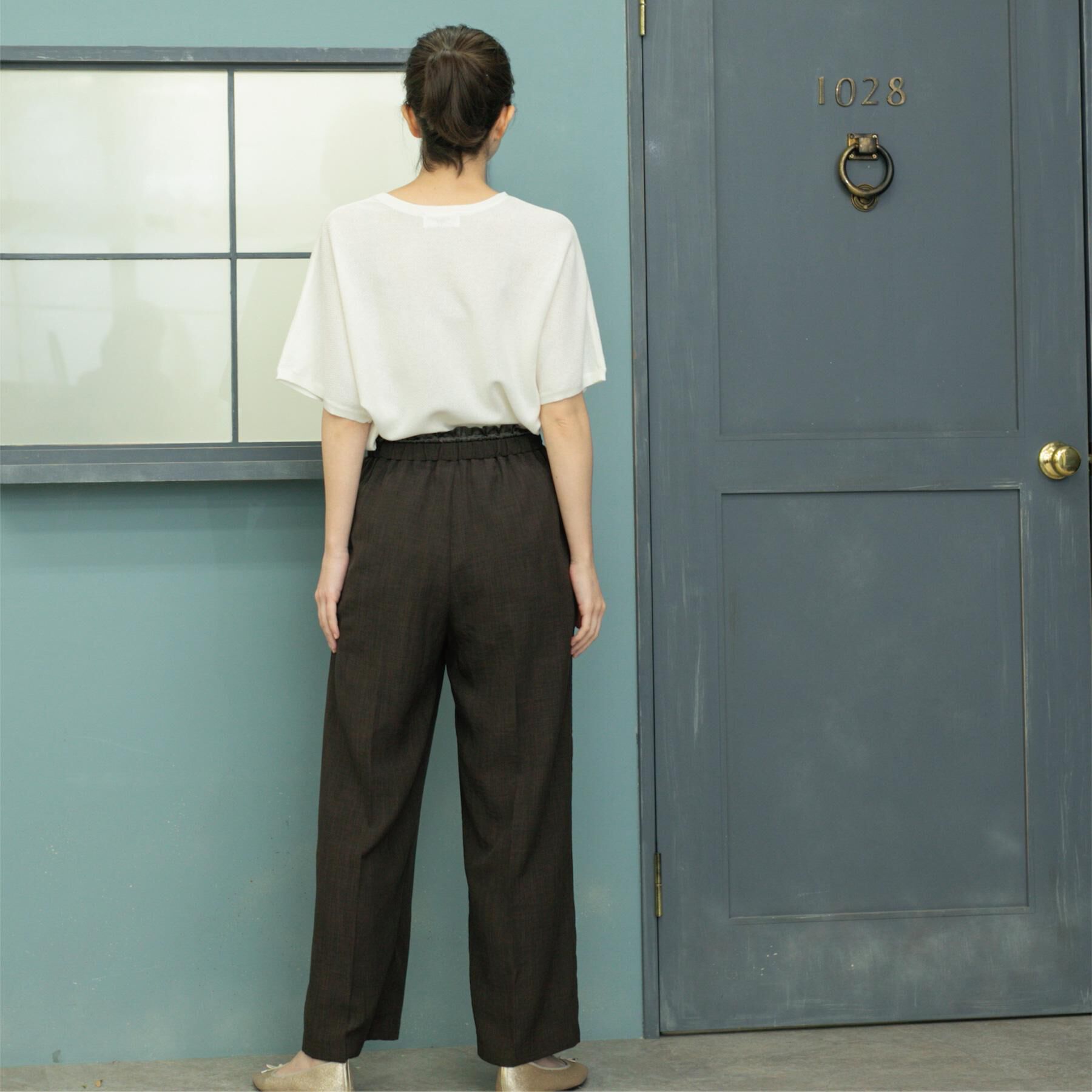 OPAQUE.CLIP「ウエストサテン使いイージーワイドパンツ【洗濯機洗い可】」|その他|