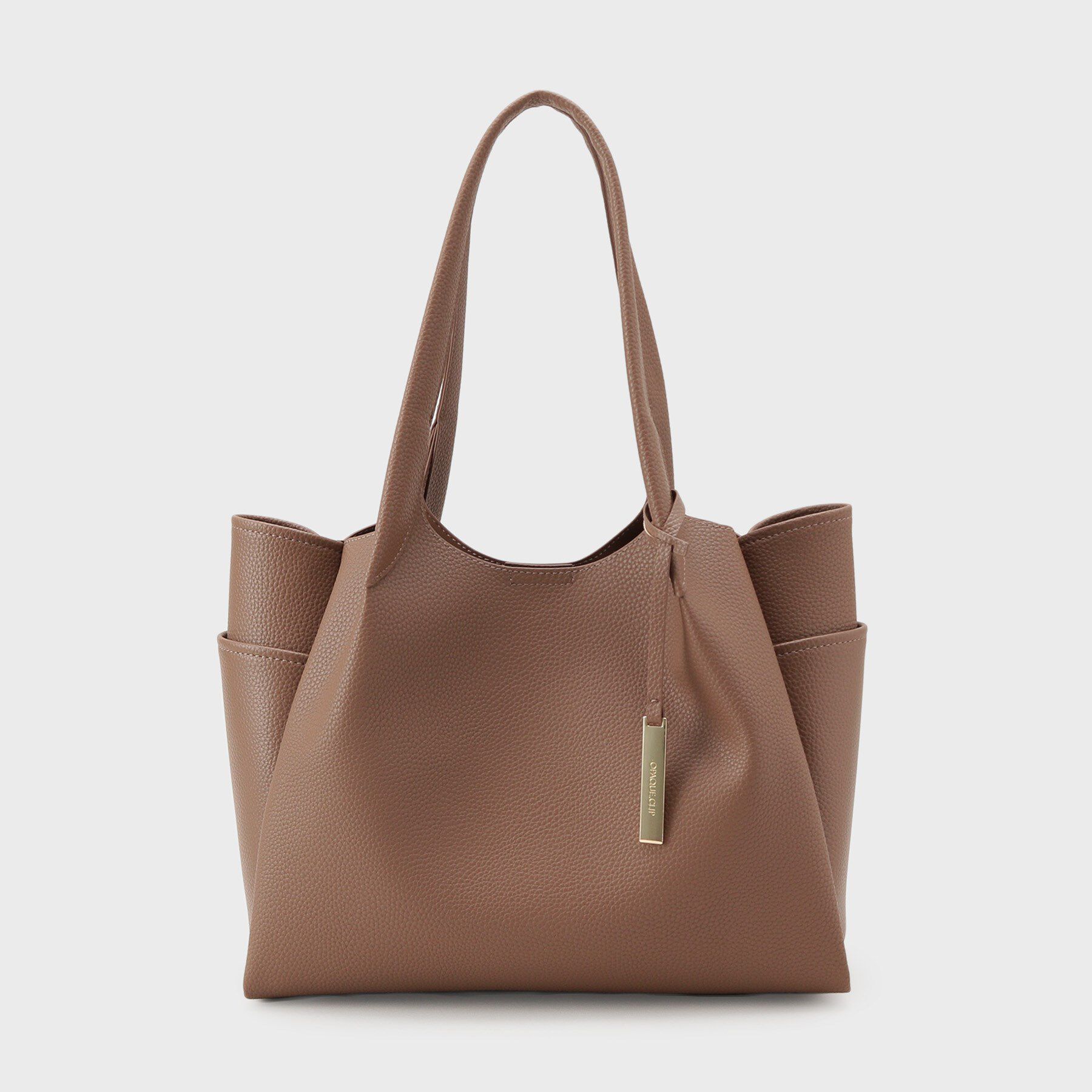 OPAQUE.CLIP「【軽量/多ポケット】ワイドマチ付きシュリンクトートバッグ」|トートバッグ|