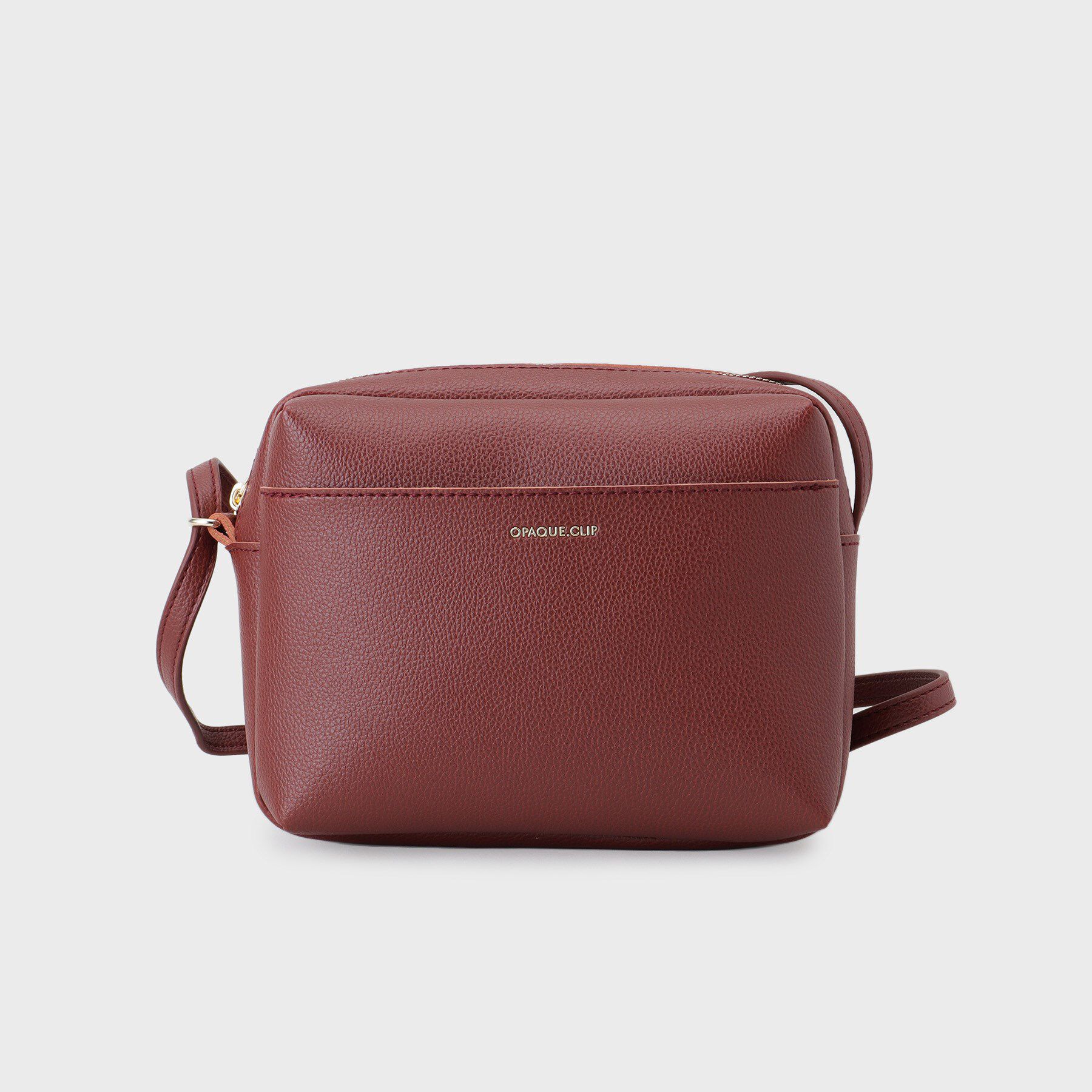 OPAQUE.CLIP「【長さ調節可能】ラウンドスクエアマチ付きミニショルダーバッグ」|ショルダー・メッセンジャー|