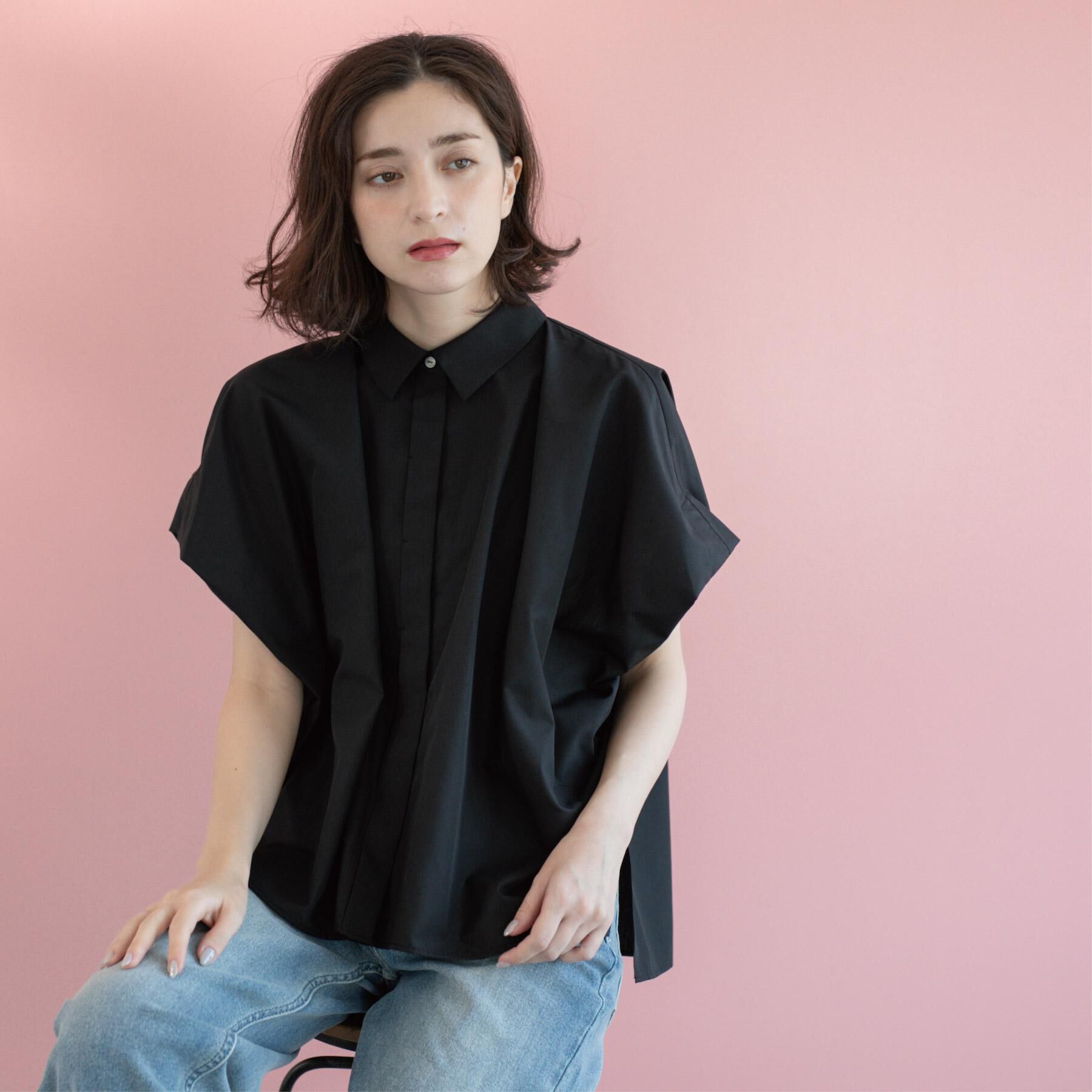 OPAQUE.CLIP「《andGIRL掲載》リラクシーシャツ【洗濯機洗い可】」|シャツ・ブラウス|